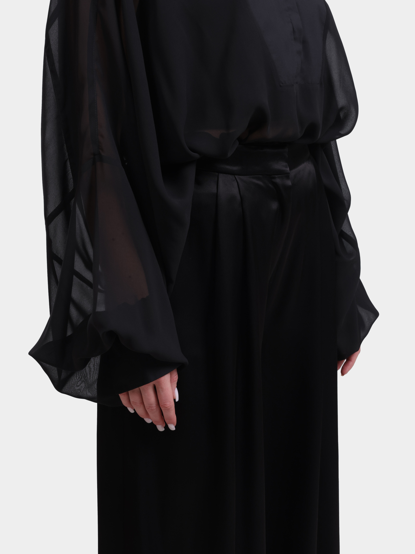 Блуза Pinko 105571 A2VN Z99 черная женская с широкими рукавами — купить в интернет-магазине Verdistore