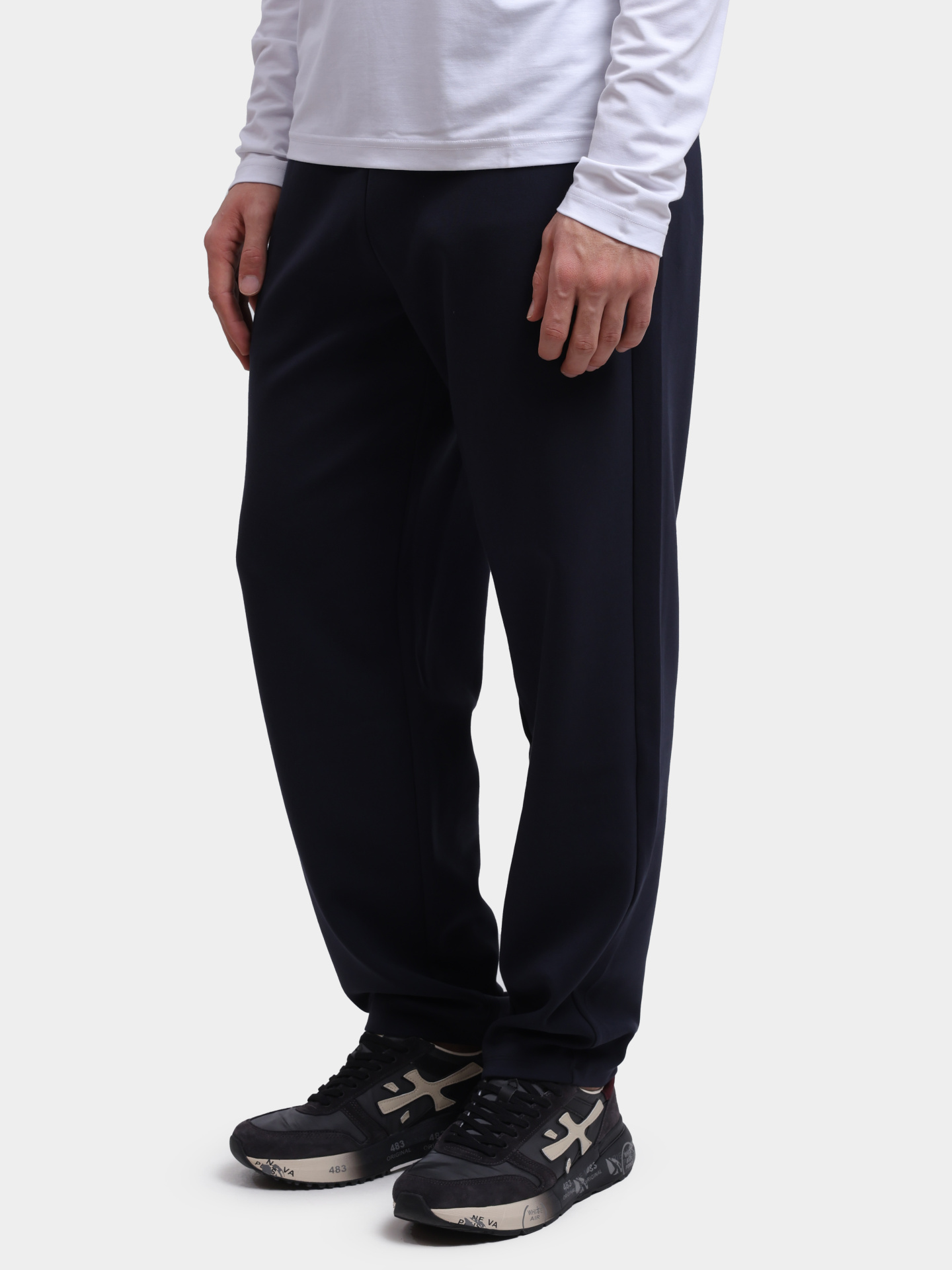 Брюки спортивные EA7 7X000133 AF13790 UB102 темно-синие мужские — купить в интернет-магазине Verdistore