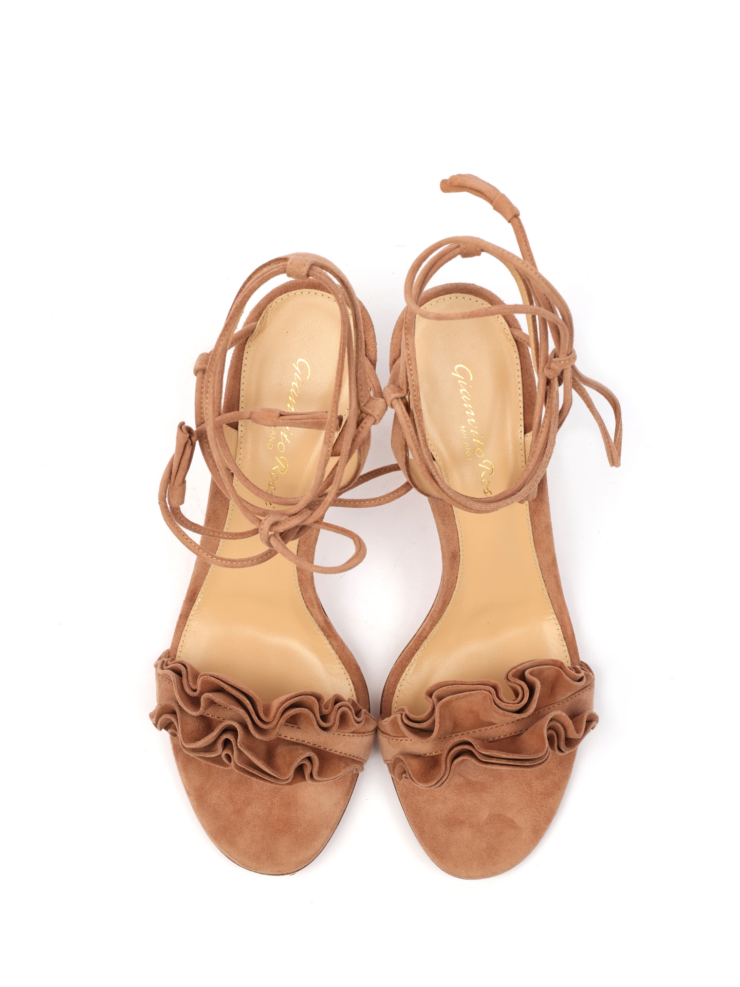 Босоножки Gianvito Rossi G30216.85RIC замшевые женские — купить в интернет-магазине Verdistore