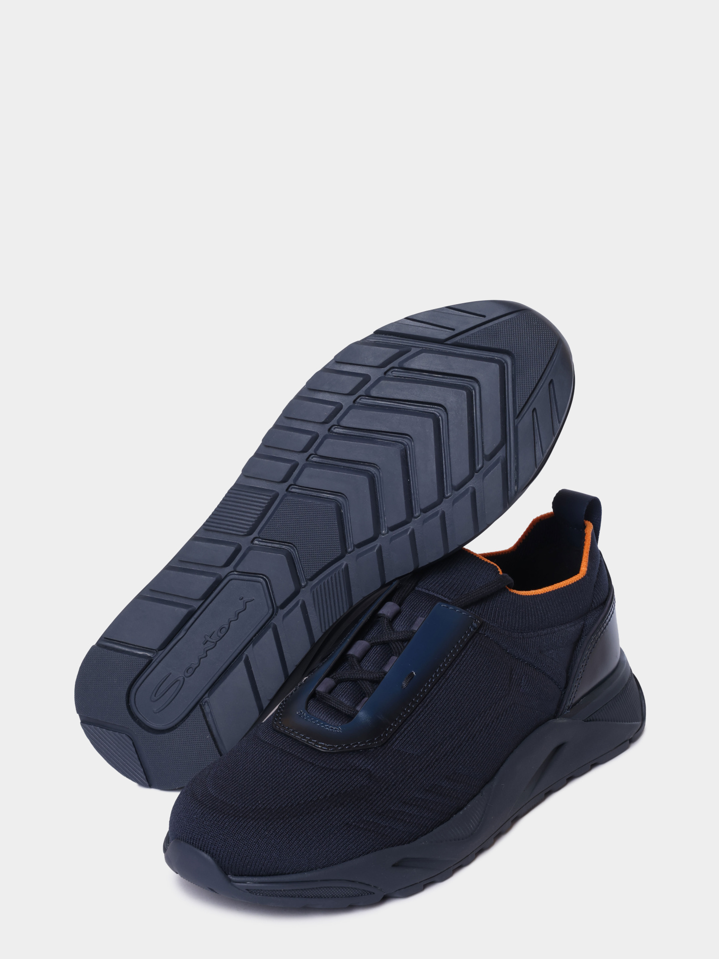 Кроссовки Santoni MBIG22132NOTTHODU61 текстильные мужские — купить в интернет-магазине Verdistore