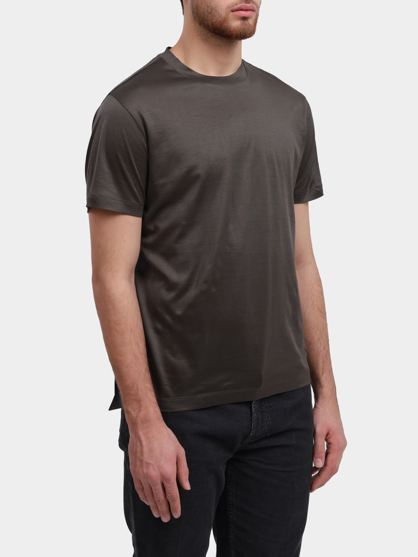 Футболка Emporio Armani 8N1TE8 1JUVZ U8120 хаки мужская — купить в интернет-магазине Verdistore