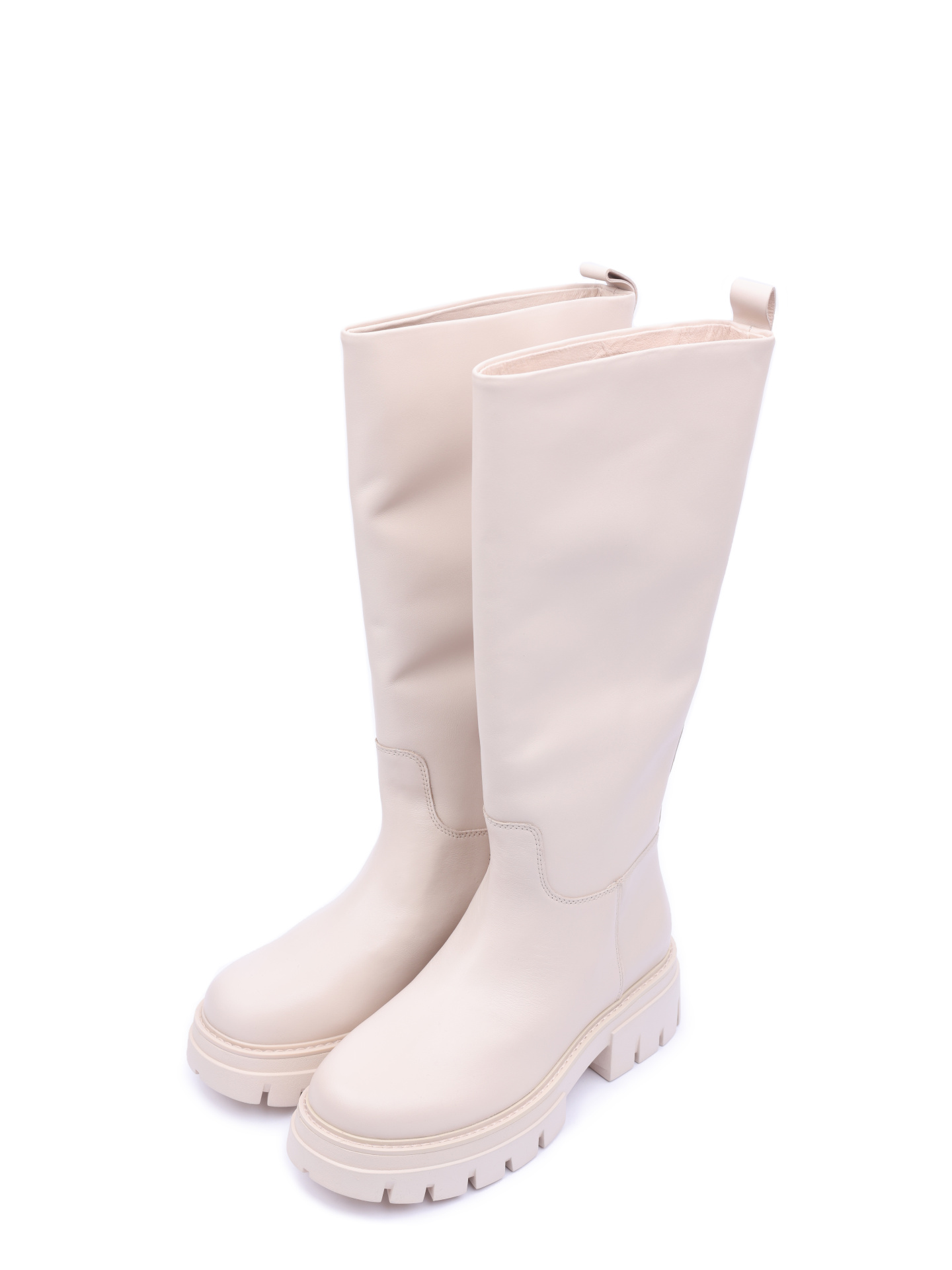 Сапоги LUCKY 002 светло-розовые женские с широким голенищем — купить в интернет-магазине Verdistore