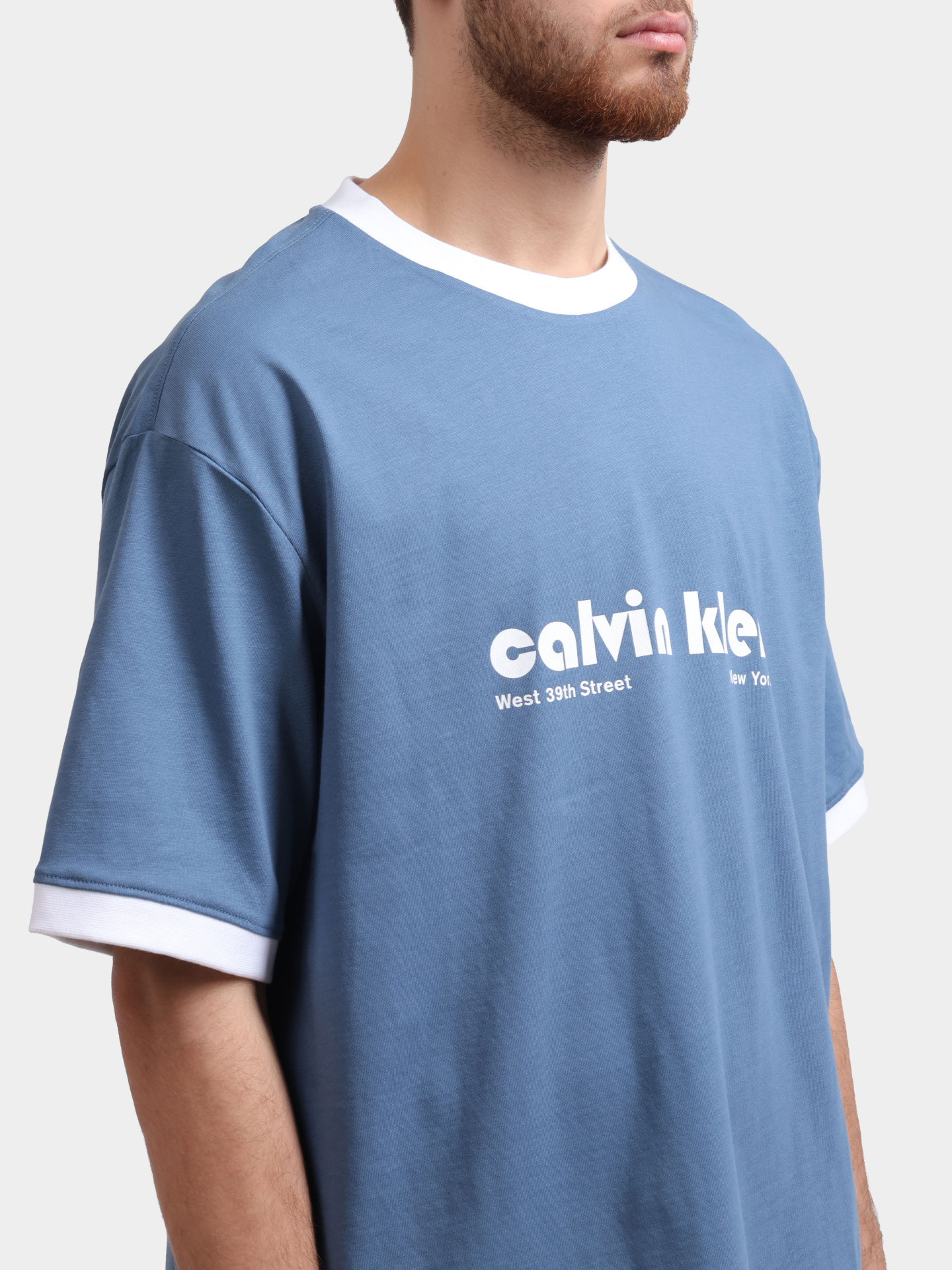 Футболка Calvin Klein Jeans LV04RC244G RNZ хлопковая мужская — купить в интернет-магазине Verdistore