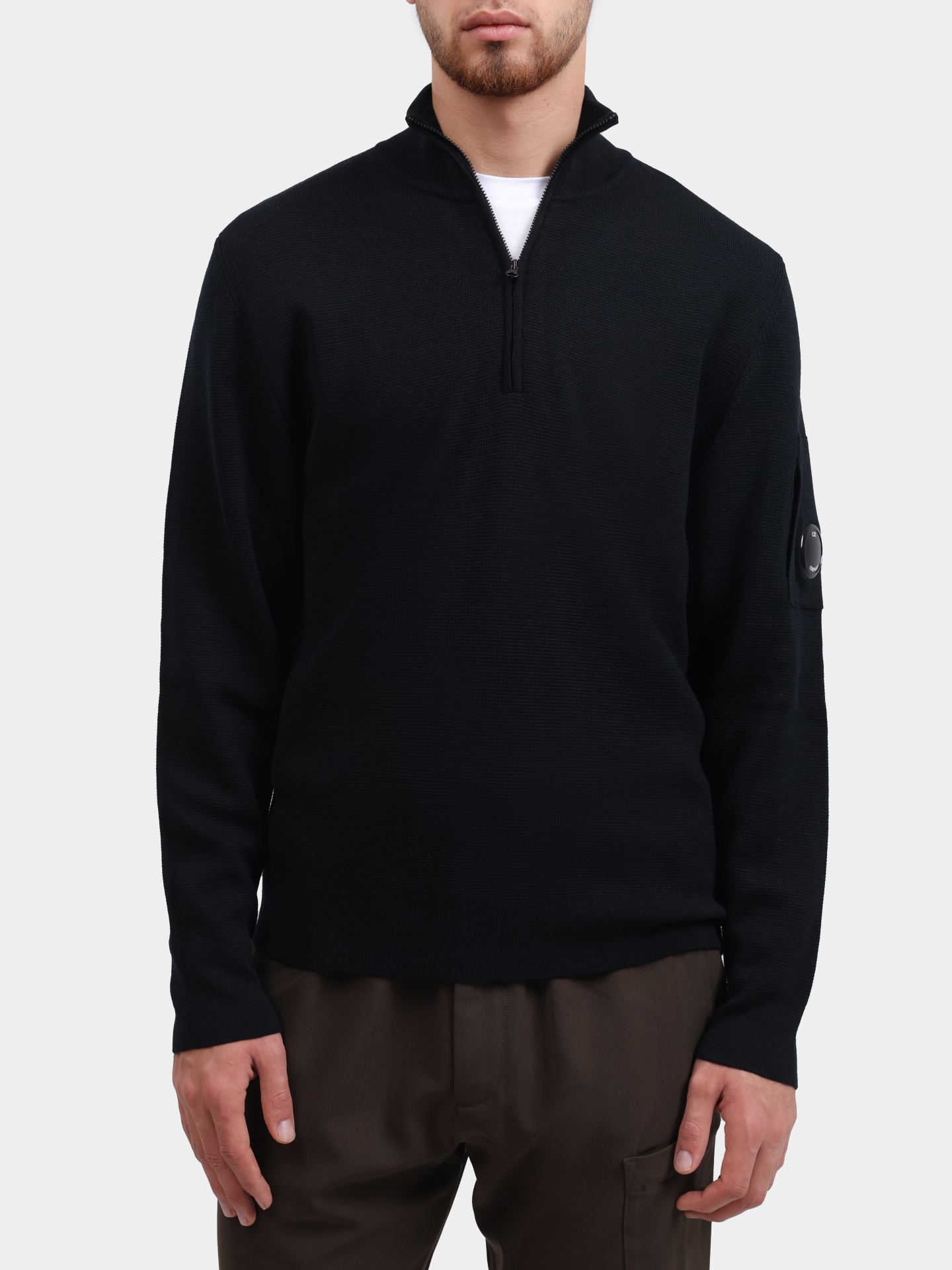 Джемпер C.P. Company 19CMKN201A 006595A 888 темно-синий мужской — купить в интернет-магазине Verdistore