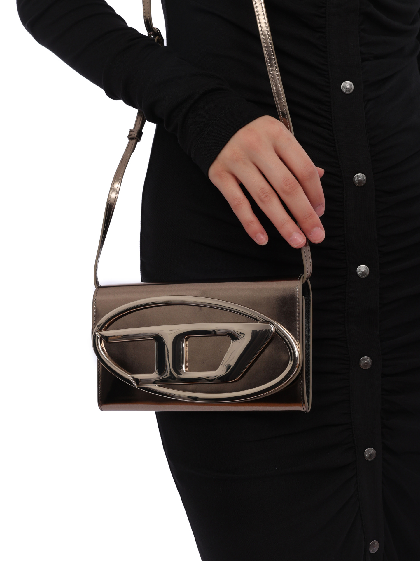 Клатч Diesel X09690PS202H2382 золотистый женский — купить в интернет-магазине Verdistore