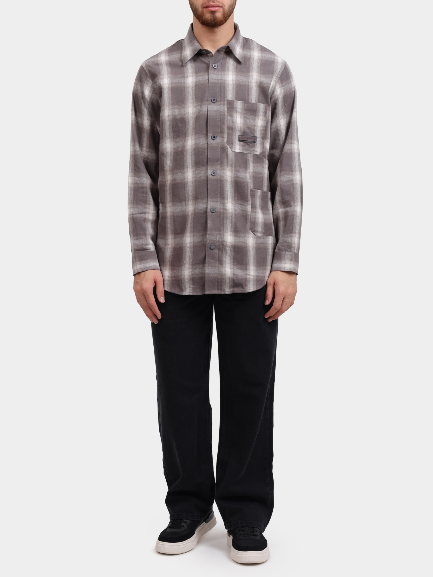 Рубашка Armani Exchange XM001149 AF16626 F1092 клетчатая мужская — купить в интернет-магазине Verdistore