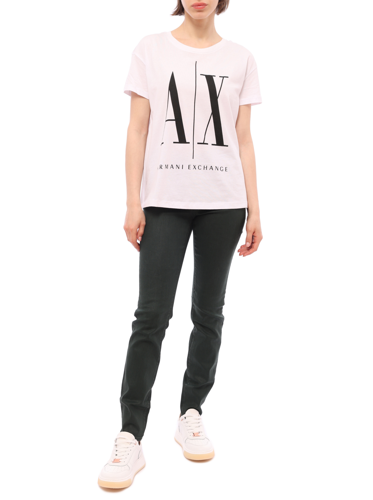 Джинсы Armani Exchange J01 1883 темно-зелёные женские — купить в интернет-магазине Verdistore