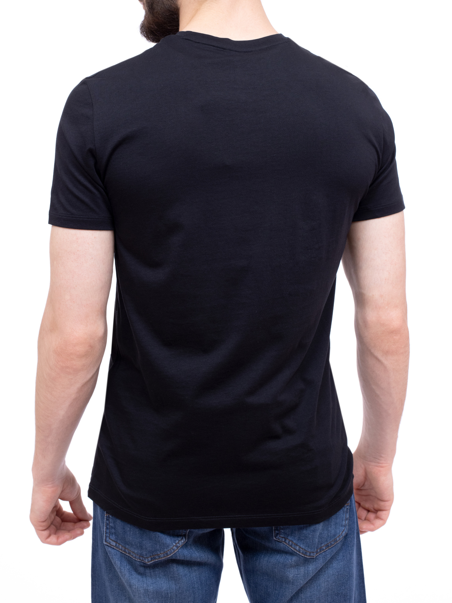 Футболка Armani Exchange 8NZT74 ZJA5Z 1200 черная мужская из хлопка — купить в интернет-магазине Verdistore