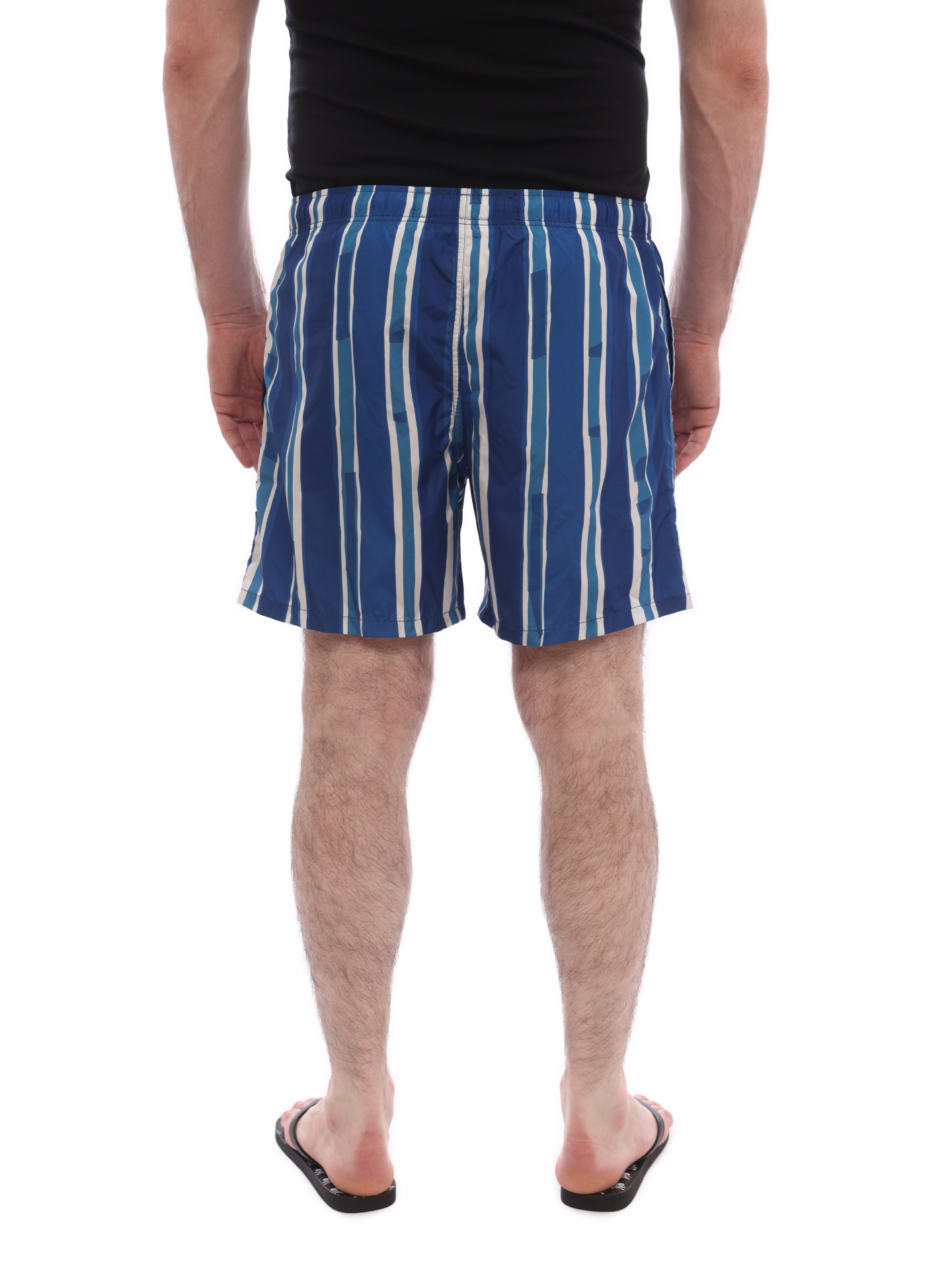 Шорты Ermenegildo Zegna N7B54 424 синие мужские — купить в интернет-магазине Verdistore