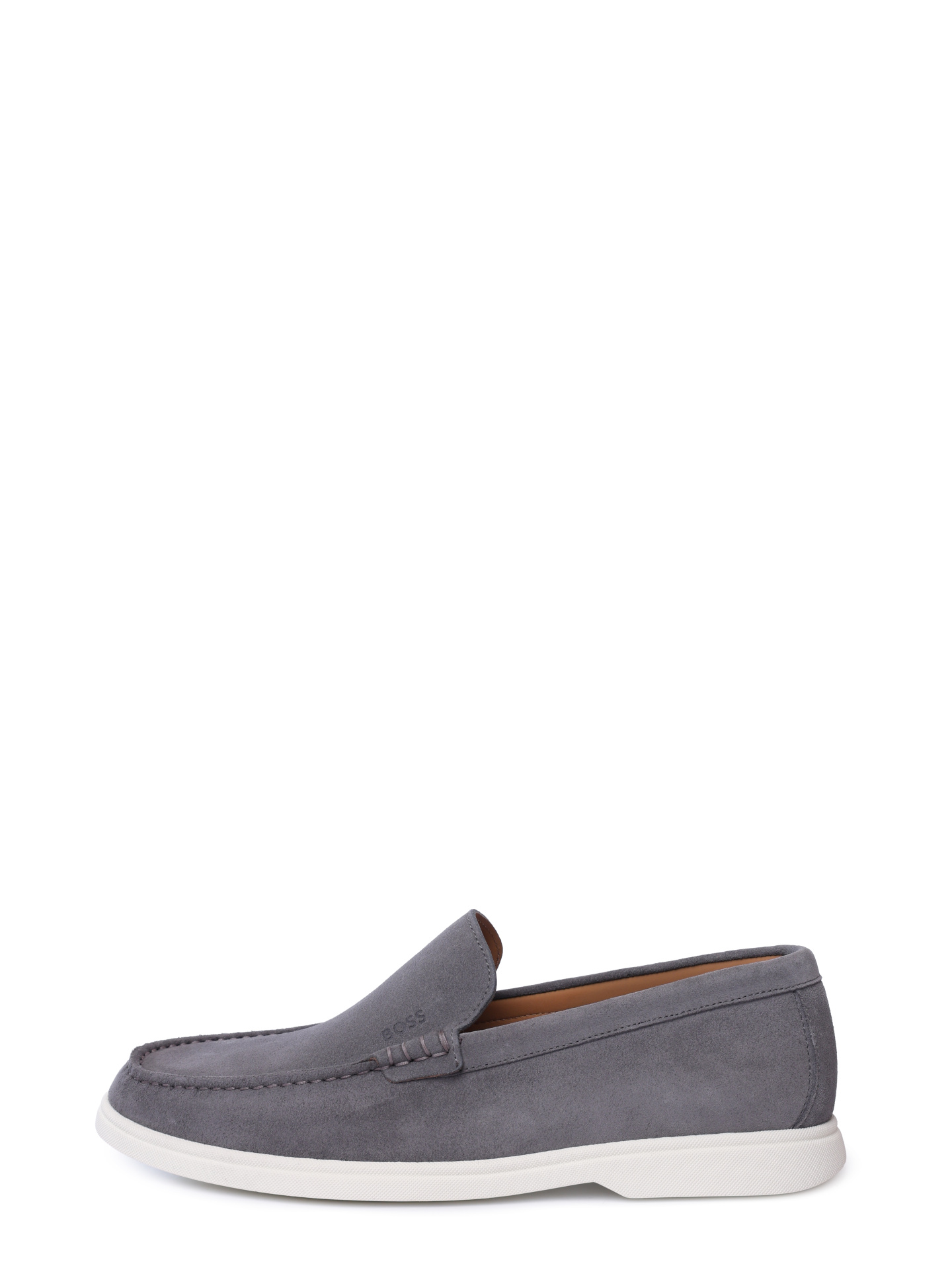 Лоферы Boss 50543083 035 серые мужские из замши — купить в интернет-магазине Verdistore