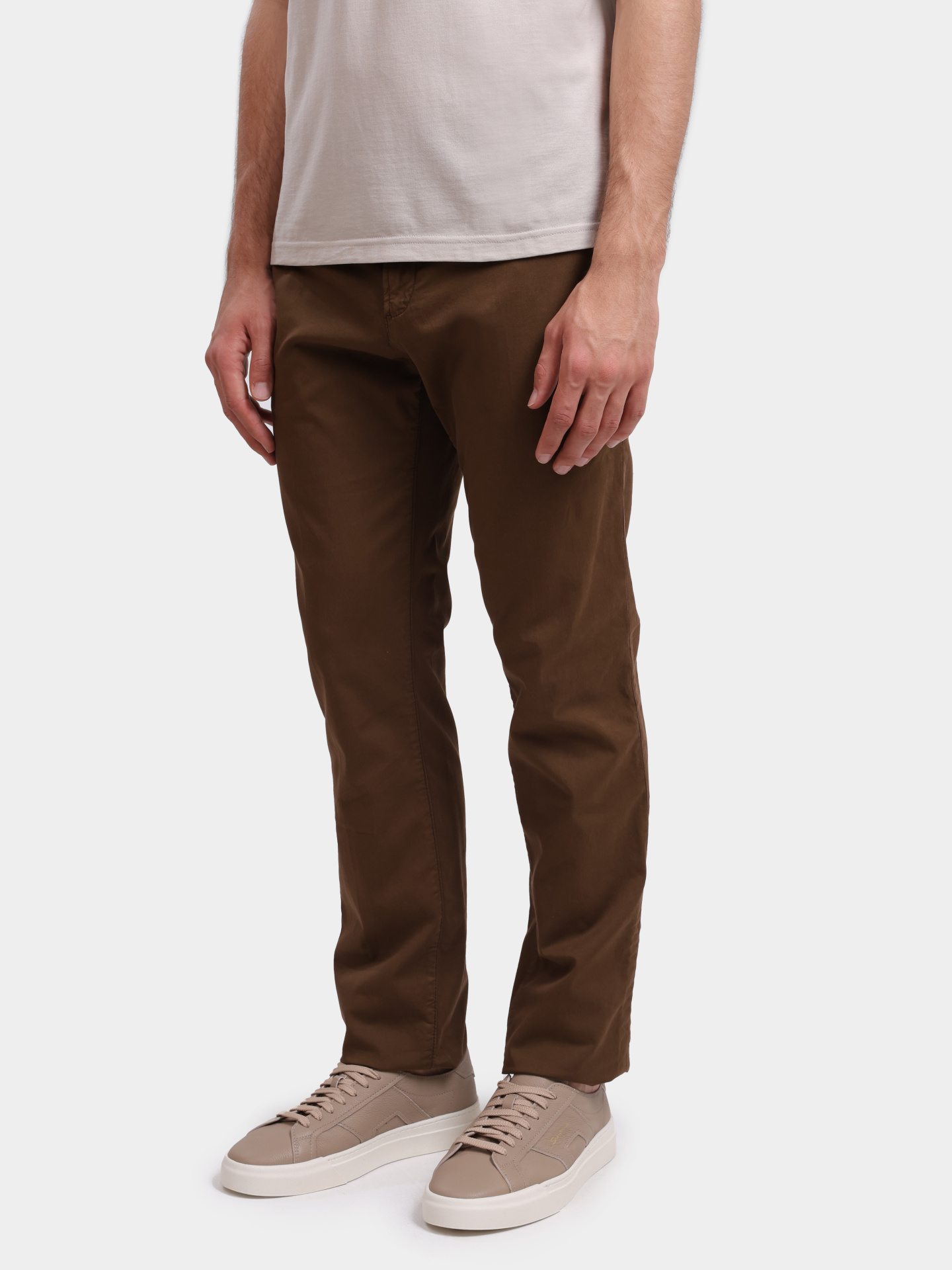 Брюки Richard J.Brown Singapore R T32 248 коричневые мужские — купить в интернет-магазине Verdistore