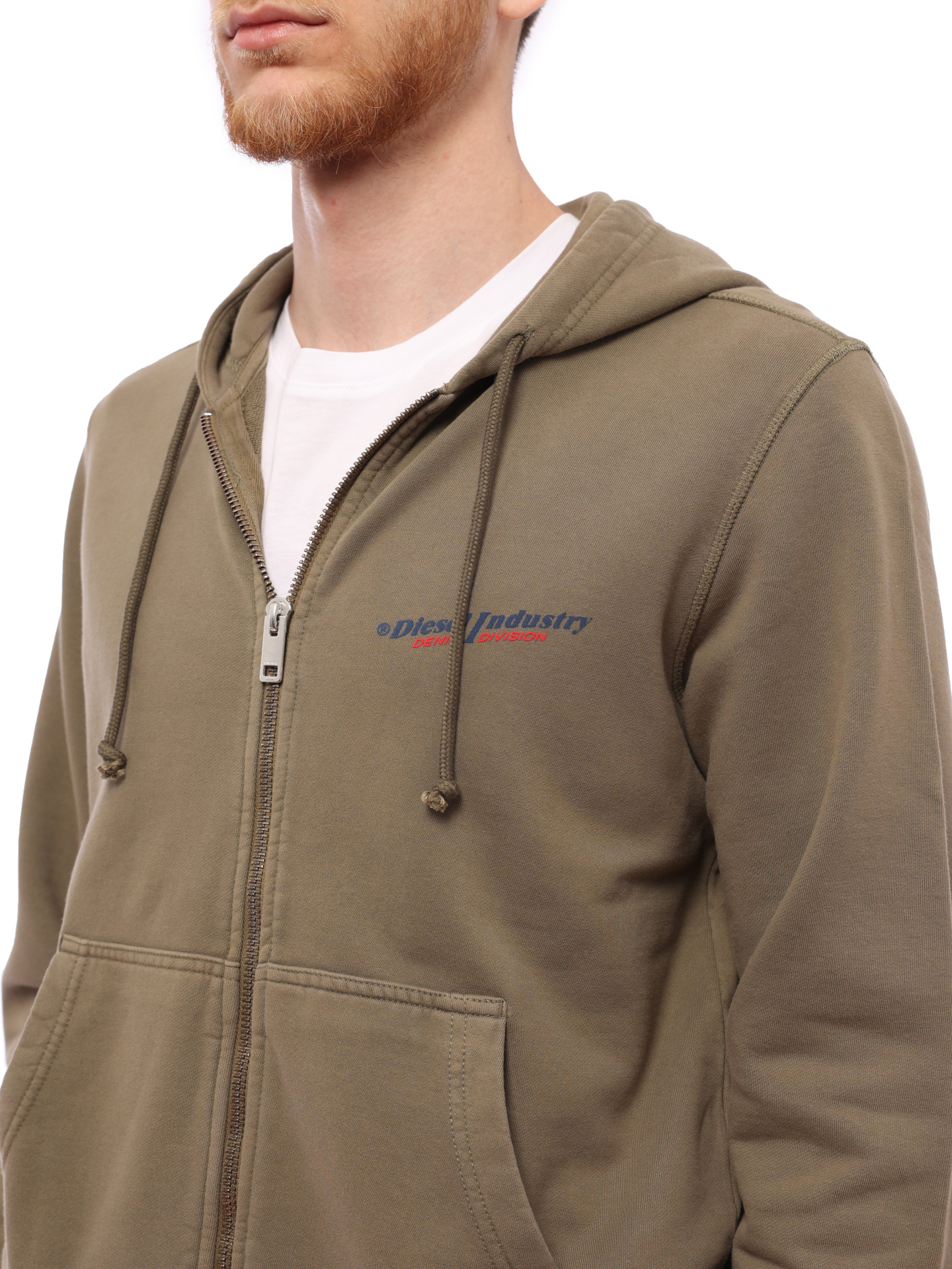 Мастерка Diesel A037450HERE5JX хлопковая мужская — купить в интернет-магазине Verdistore
