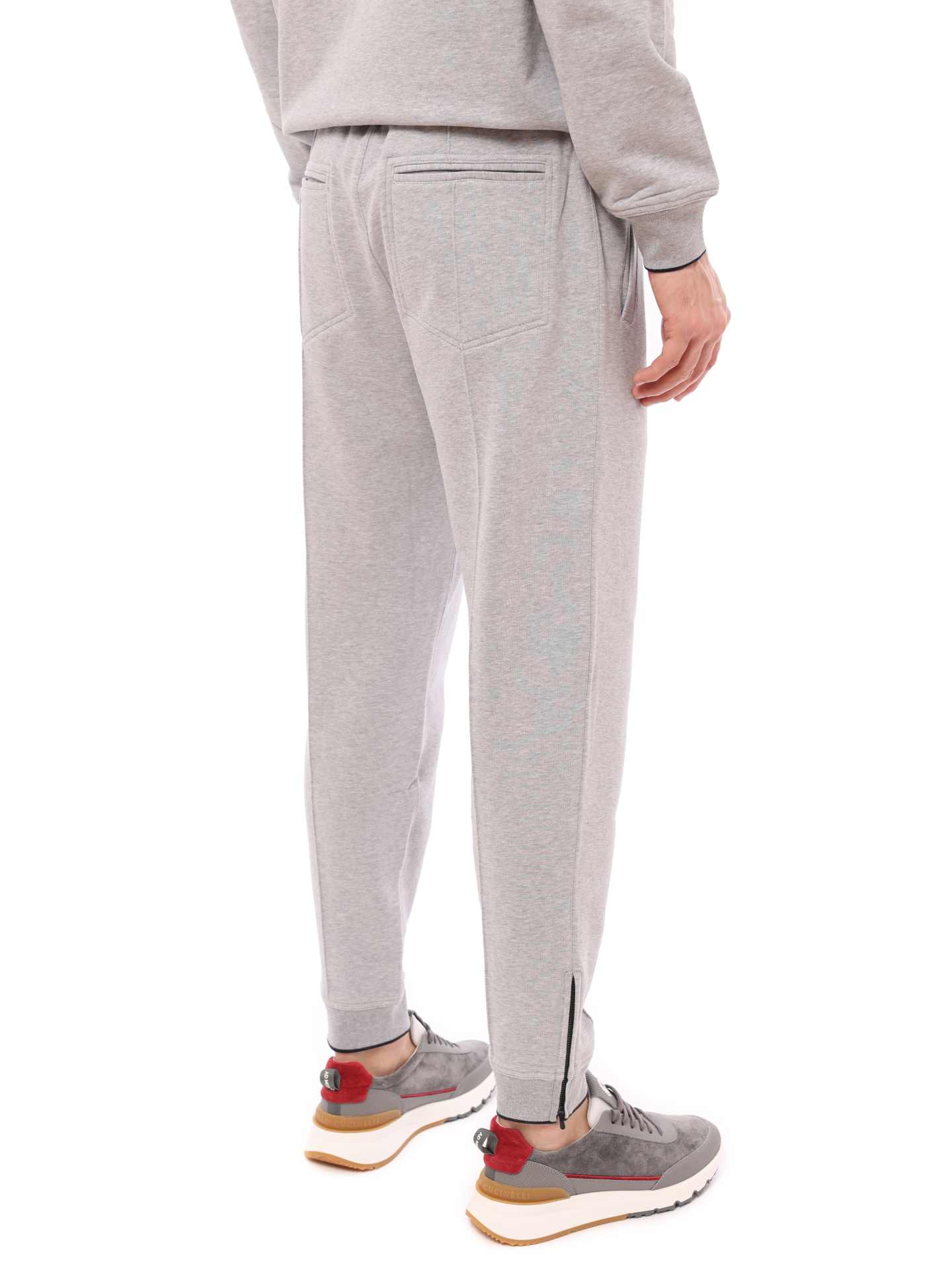 Брюки Brunello Cucinelli MTU143142G CT883 хлопковые мужские со стрелками — купить в интернет-магазине Verdistore
