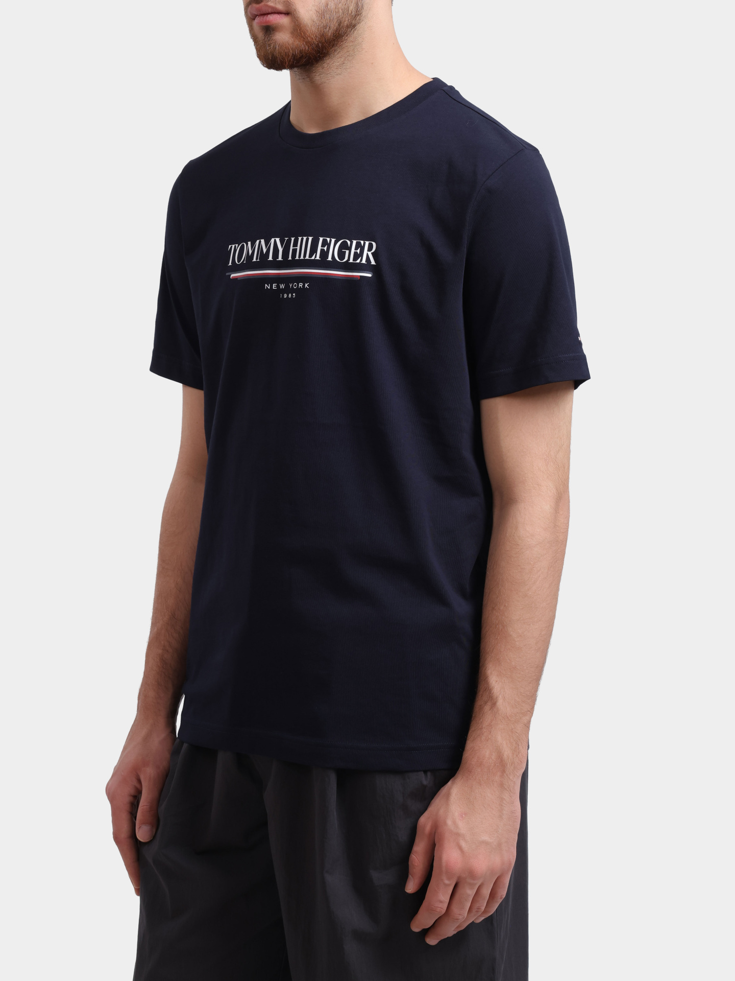 Футболка Tommy Hilfiger MW0MW40324 DW5 хлопковая мужская — купить в интернет-магазине Verdistore