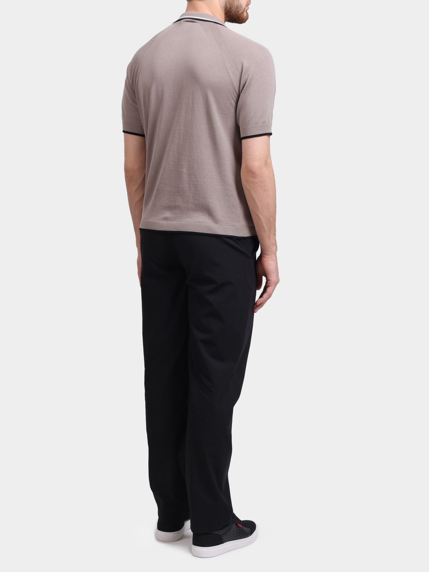 Поло Armani Exchange XM001977 AF20139 U6107 бежевое мужское — купить в интернет-магазине Verdistore