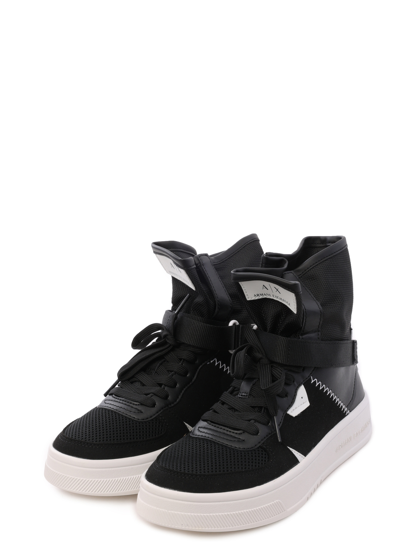 Кеды Armani Exchange XDZ031 XV729 S277 черные женские высокие — купить в интернет-магазине Verdistore