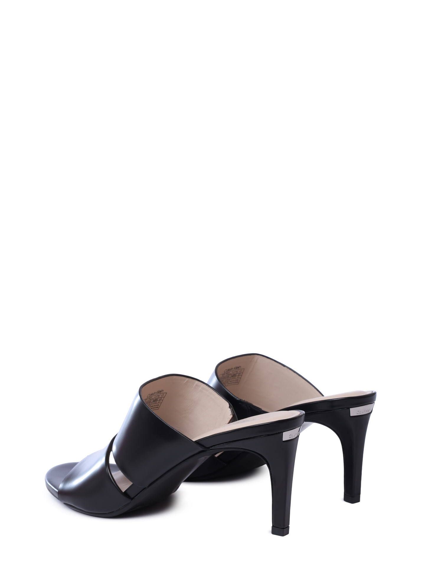 Мюли Calvin Klein HW0HW02460 кожаные женские — купить в интернет-магазине Verdistore