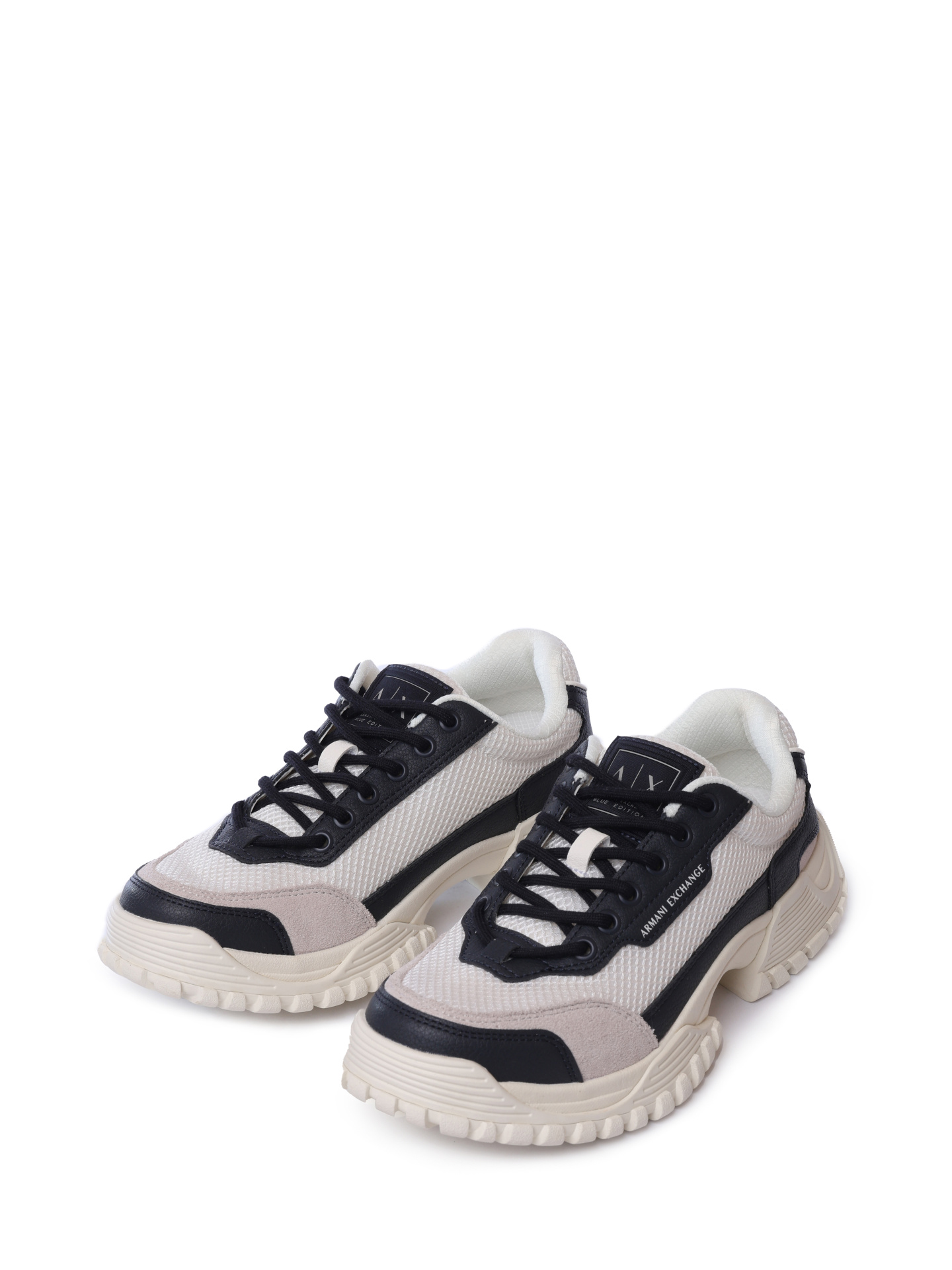 Кроссовки Armani Exchange XM001172 AF14669 MB106 комбинированные мужские на массивной подошве — купить в интернет-магазине Verdistore
