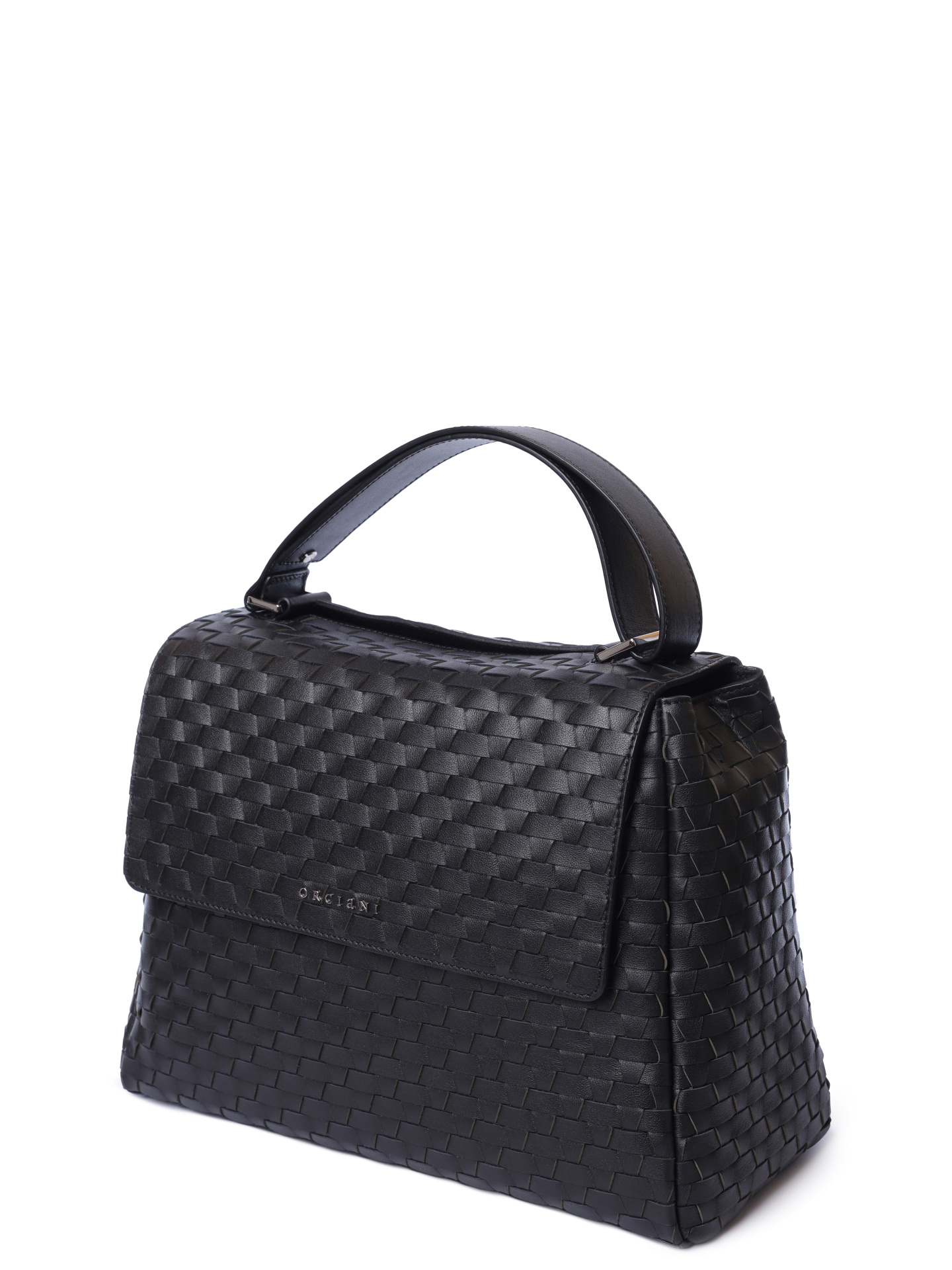 Сумка BT2006 Sveva M nappa woven nero черная из  — купить в интернет-магазине Verdistore