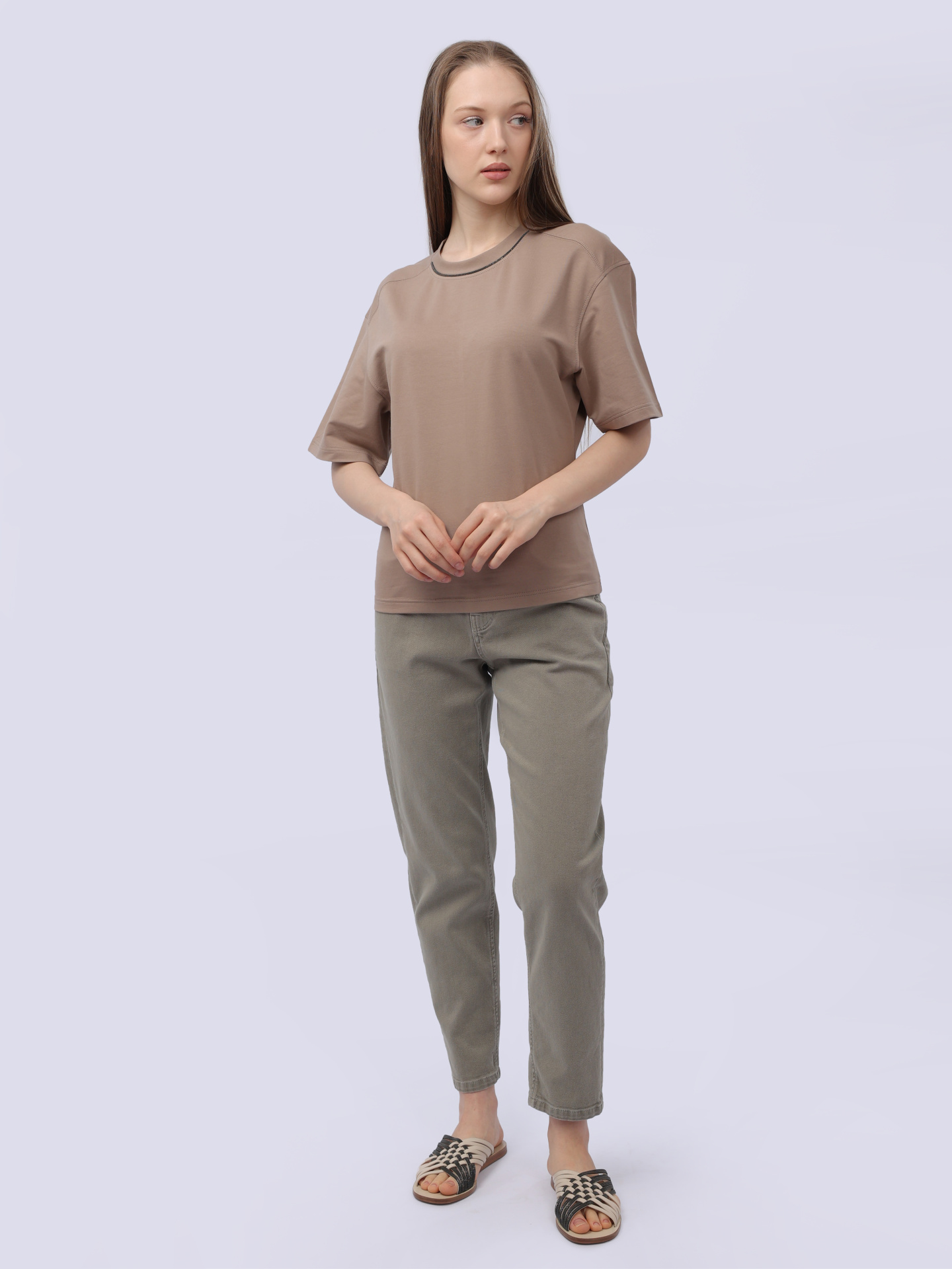 Свитшот Brunello Cucinelli MH827B1380 C8944 хлопковый женский — купить в интернет-магазине Verdistore