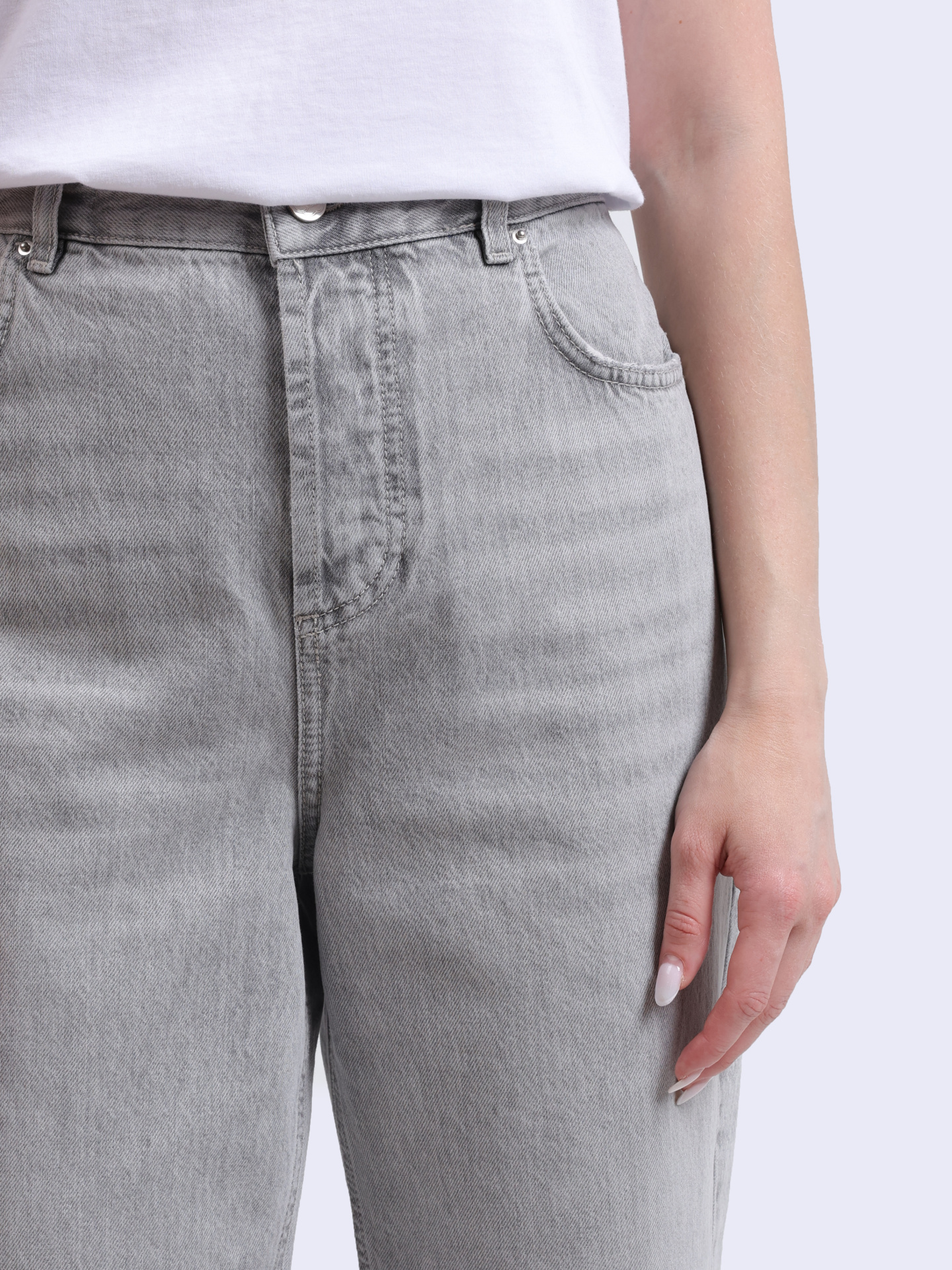 Джинсы MARELLA TOMBOY 005 серые женские — купить в интернет-магазине Verdistore