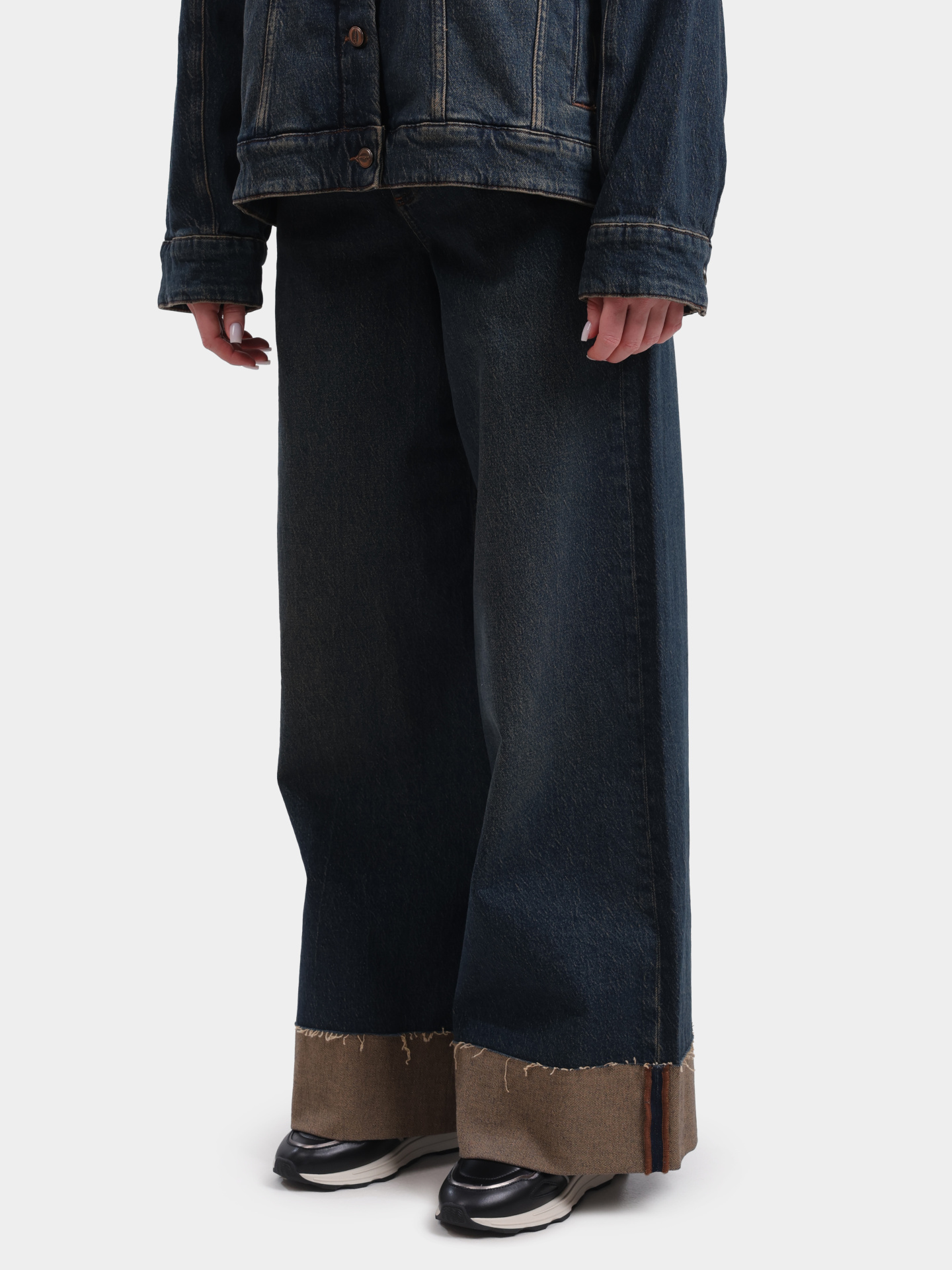 Джинсы 71434-1560-02 женские с отворотами — купить в интернет-магазине Verdistore