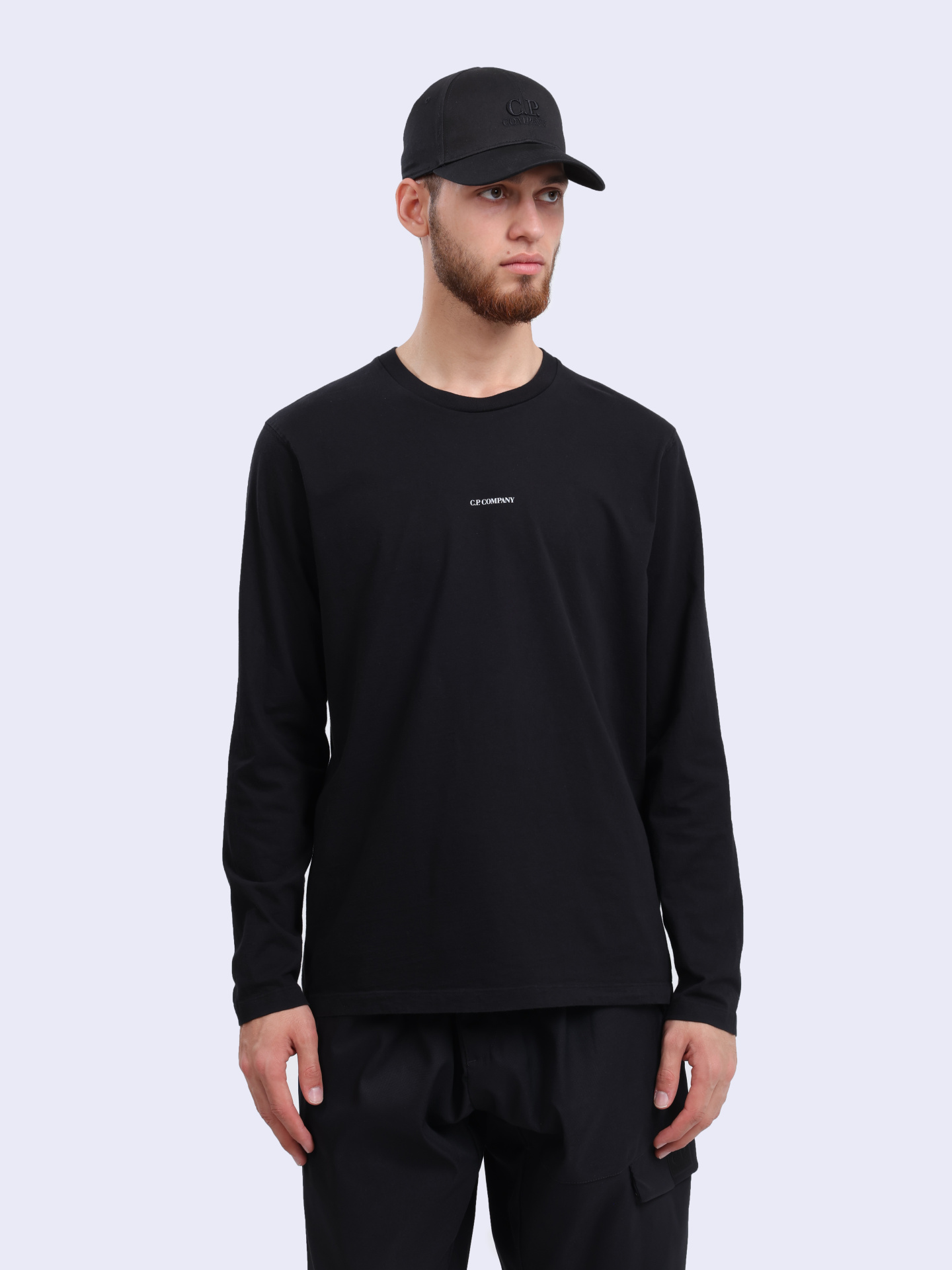 Лонгслив C.P. Company 17CMTS284A-005870G 999 черный мужской — купить в интернет-магазине Verdistore