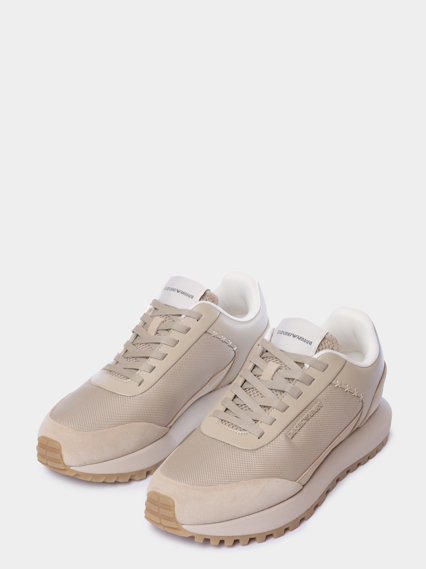 Кроссовки Emporio Armani EM004839 AF24321 M1359 комбинированные мужские — купить в интернет-магазине Verdistore