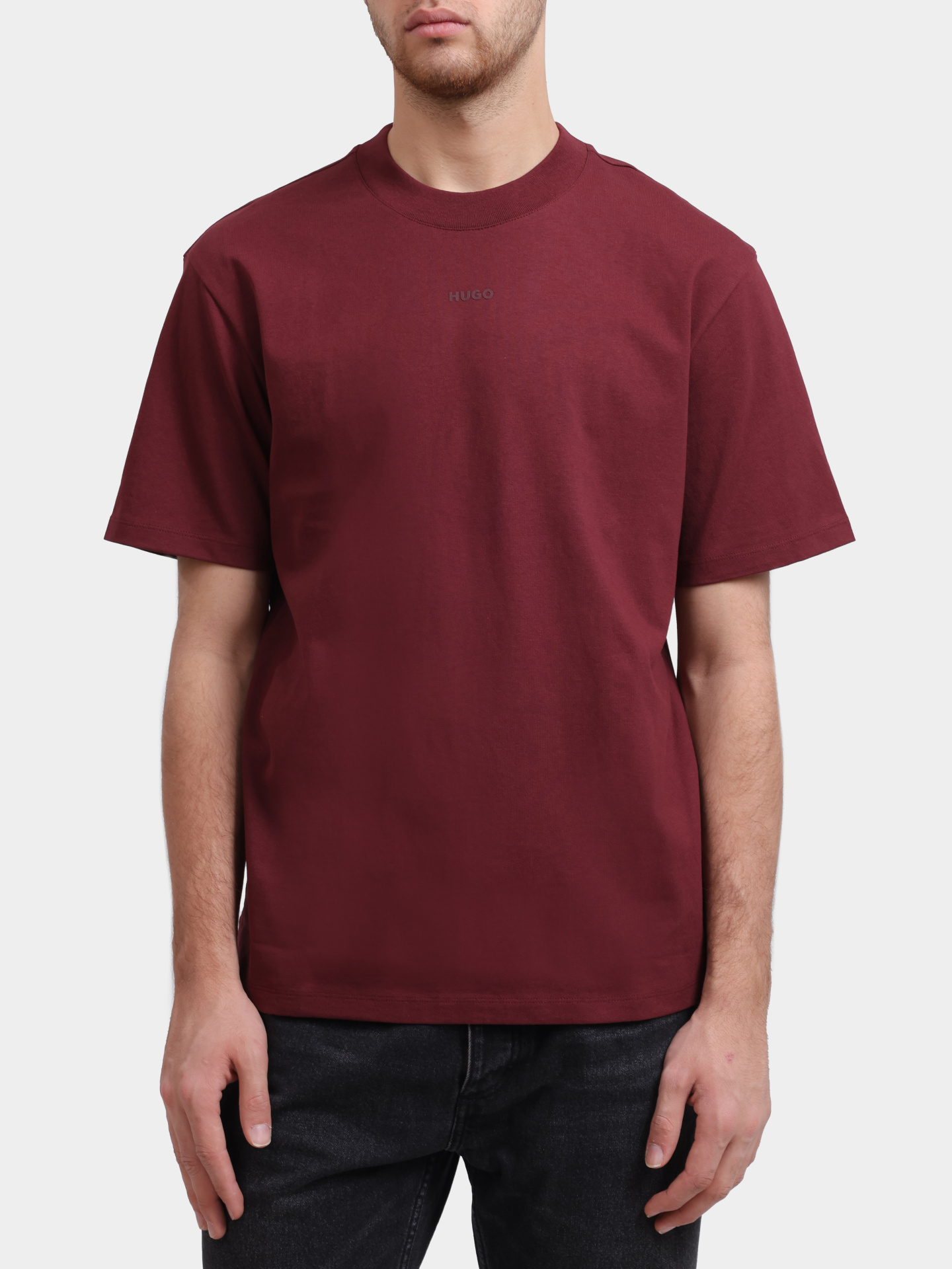 Футболка Hugo Dapolino 10248326 мужская с логотипом — купить в интернет-магазине Verdistore