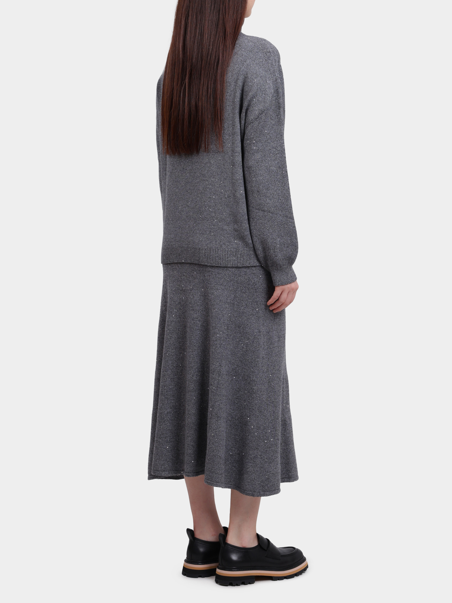 Юбка Liu-Jo MF5295 MA27R 04485 серая женская с пайетками  — купить в интернет-магазине Verdistore