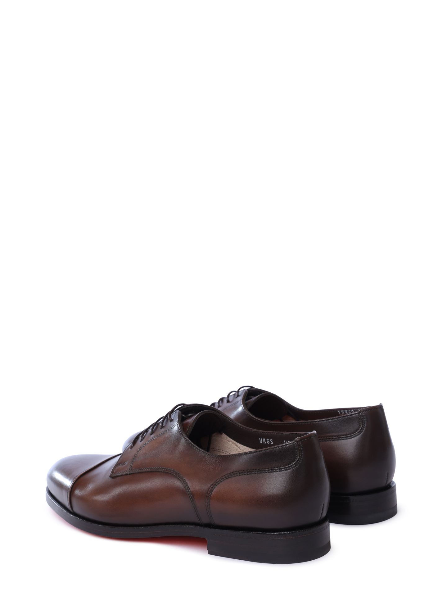 Дерби Santoni MCCG18940SA1SLAST50 кожаные мужские — купить в интернет-магазине Verdistore