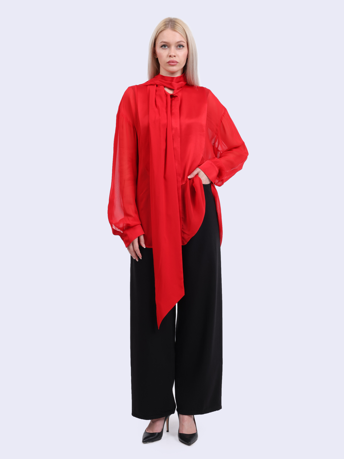 Рубашка Pinko 104713 A2CO R49 красная женская — купить в интернет-магазине Verdistore