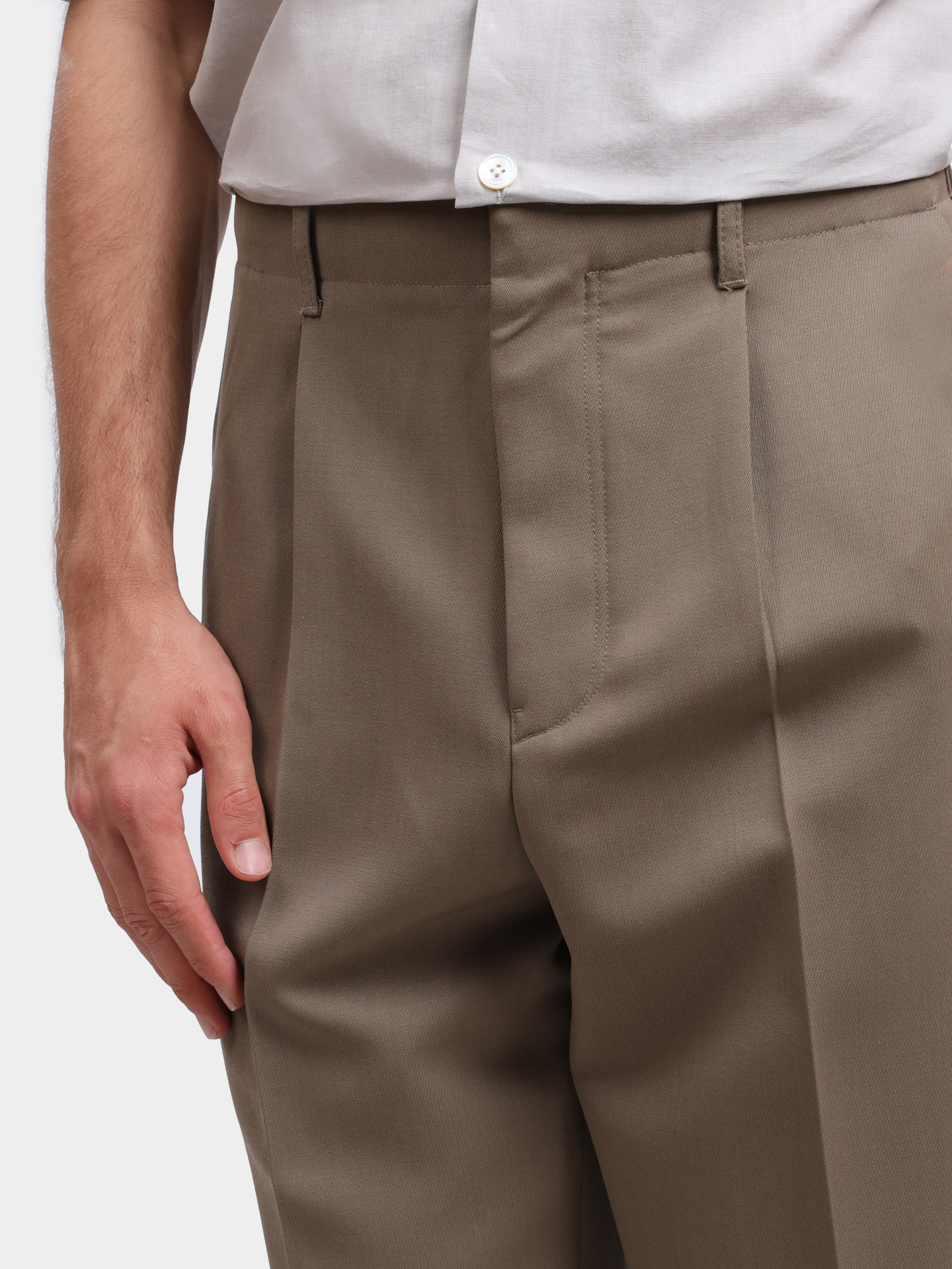 Брюки Zegna UEI28A8 TP49 V04 шерстяные мужские — купить в интернет-магазине Verdistore