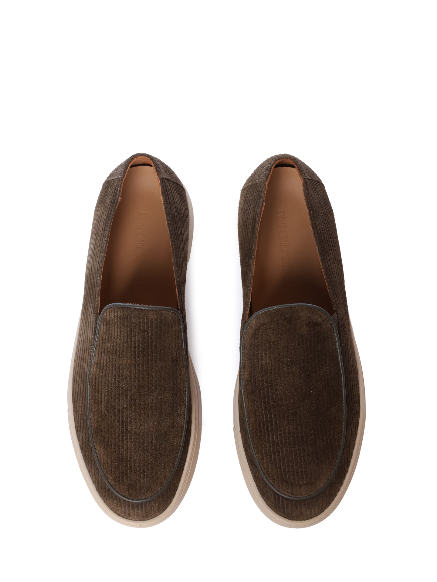 Лоферы Emporio Armani X4Y008 XF848 00122 коричневые мужские — купить в интернет-магазине Verdistore