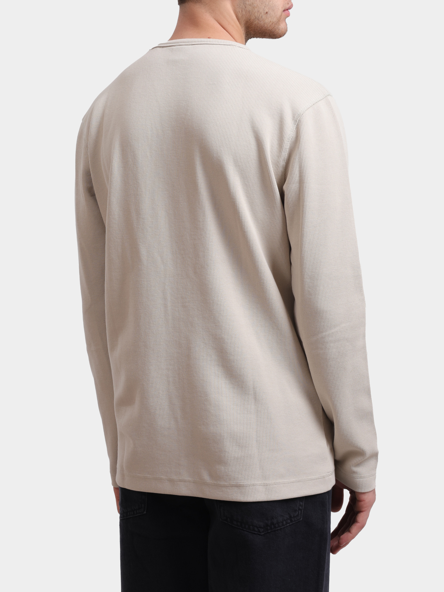 Лонгслив Boss 50520725 271 молочный мужской — купить в интернет-магазине Verdistore