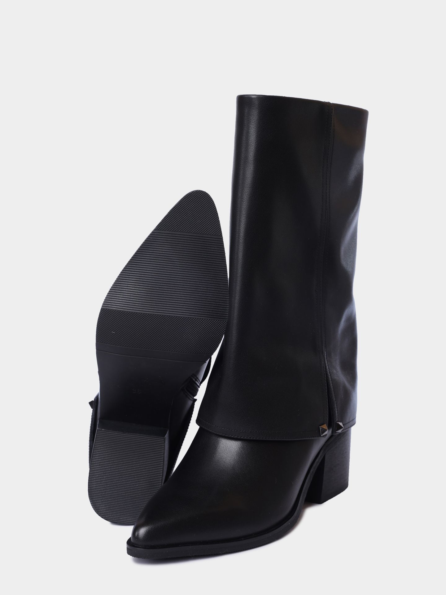 Сапоги Just Couture 3JC.NE146687.F кожаные женские — купить в интернет-магазине Verdistore