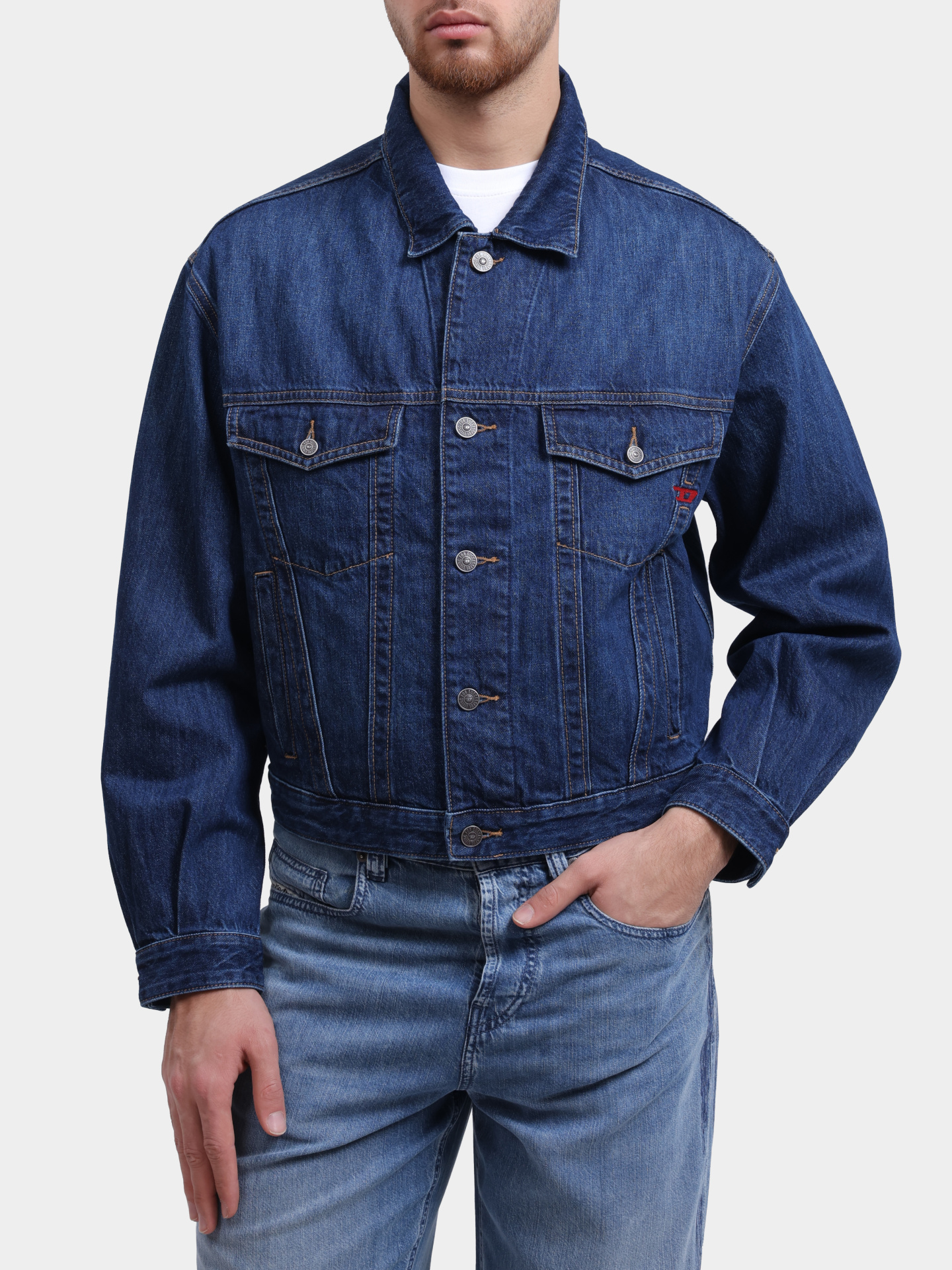 Куртка Diesel A216800IRAA01 джинсовая мужская — купить в интернет-магазине Verdistore