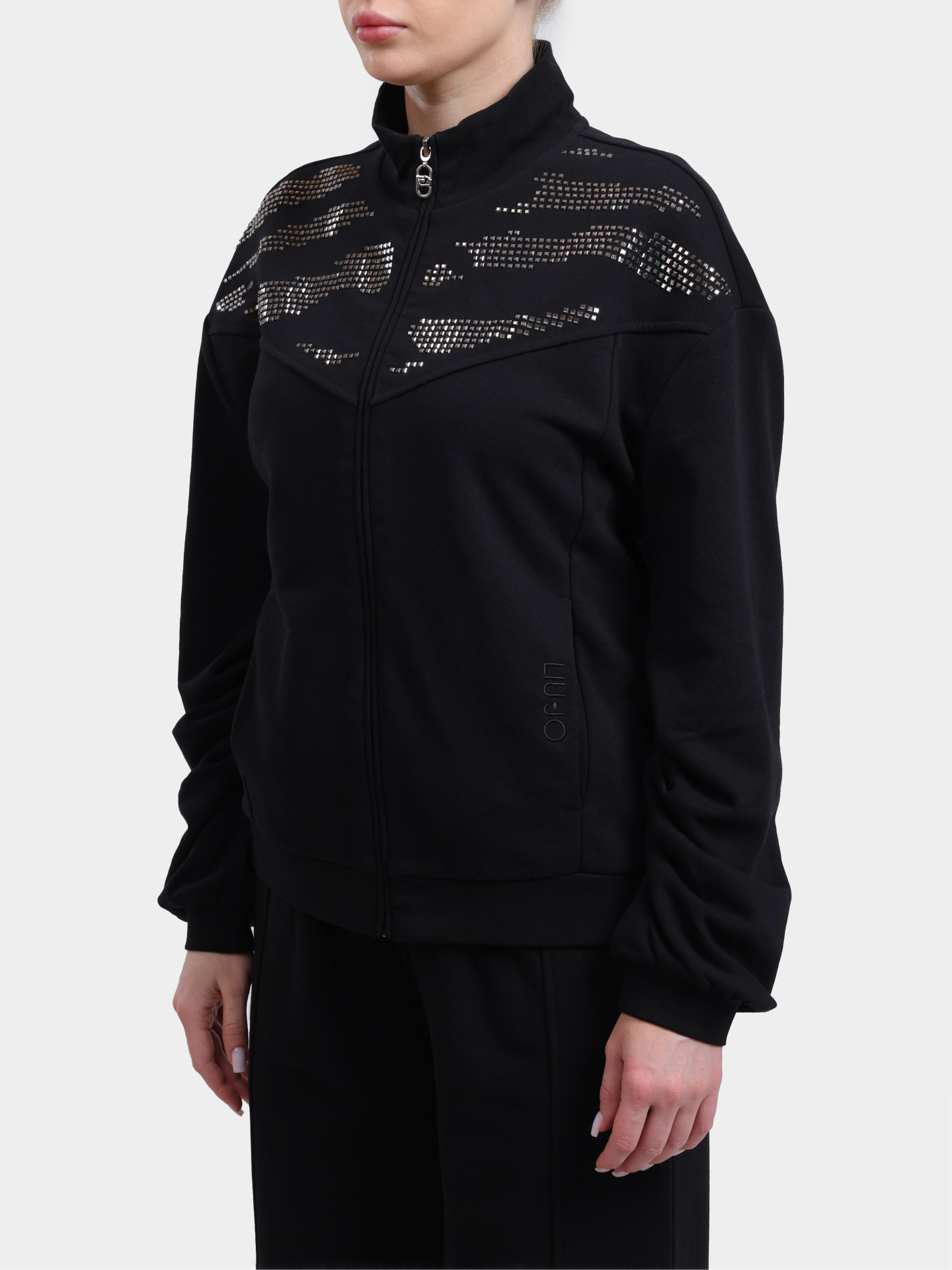 Мастерка Liu-Jo TA6095 FS002 22222 черная женская — купить в интернет-магазине Verdistore