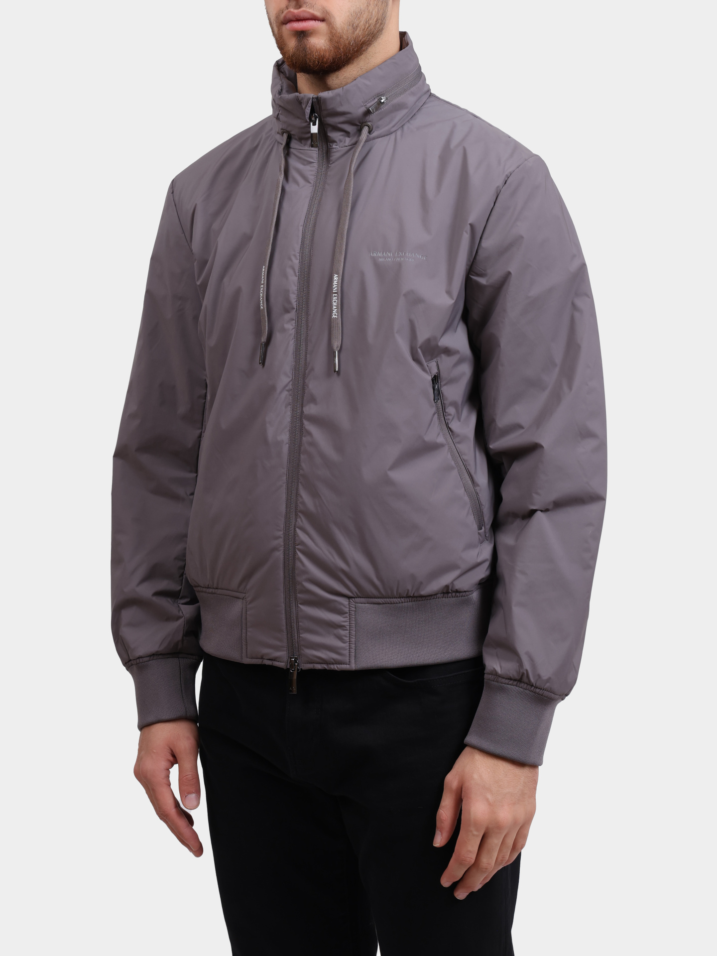 Куртка Armani Exchange XM001583 AF19196 U8092 серая мужская — купить в интернет-магазине Verdistore
