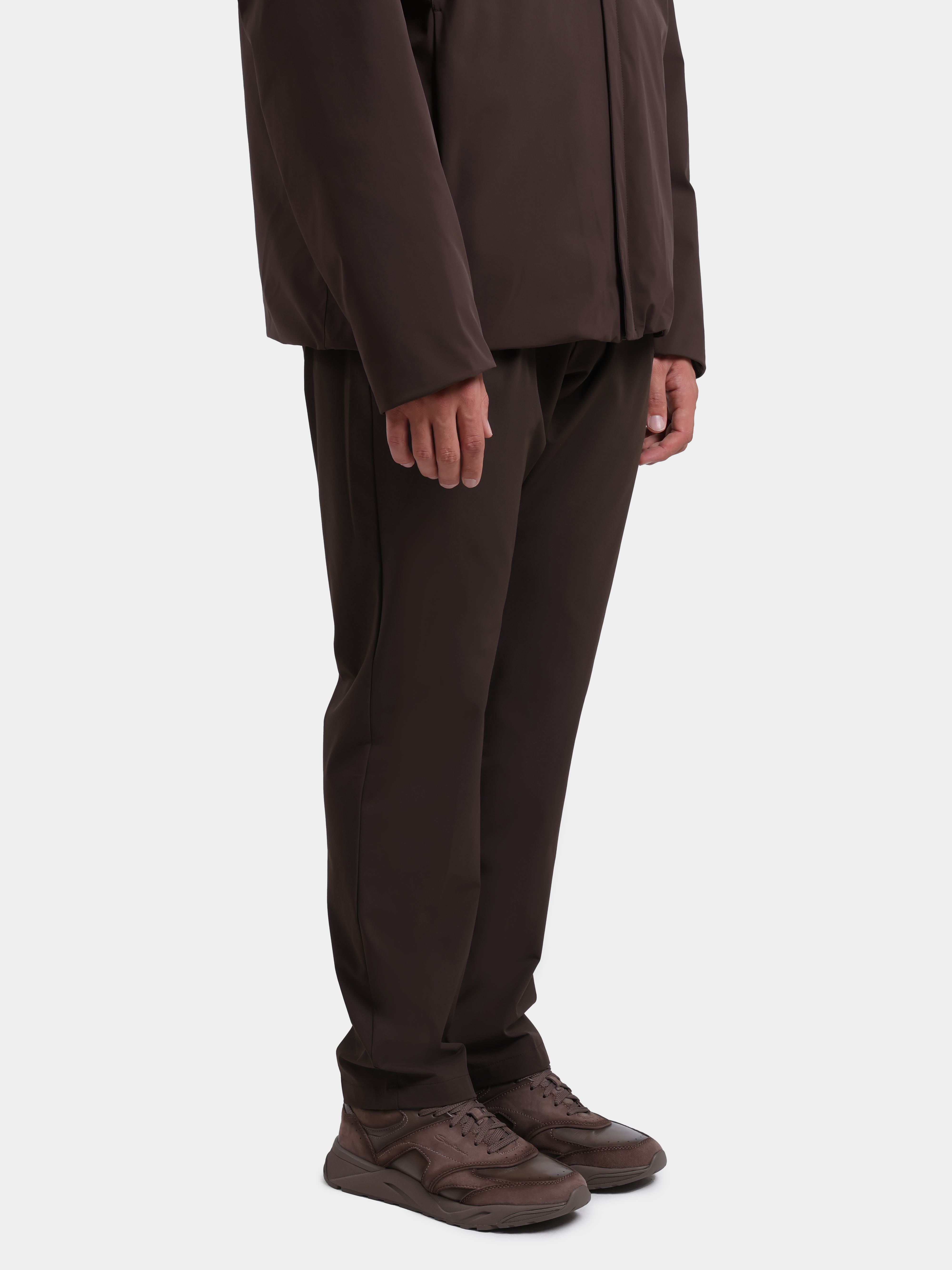 Брюки Herno PT000155U 12773S 8815 темно-коричневые мужские зауженного кроя  — купить в интернет-магазине Verdistore