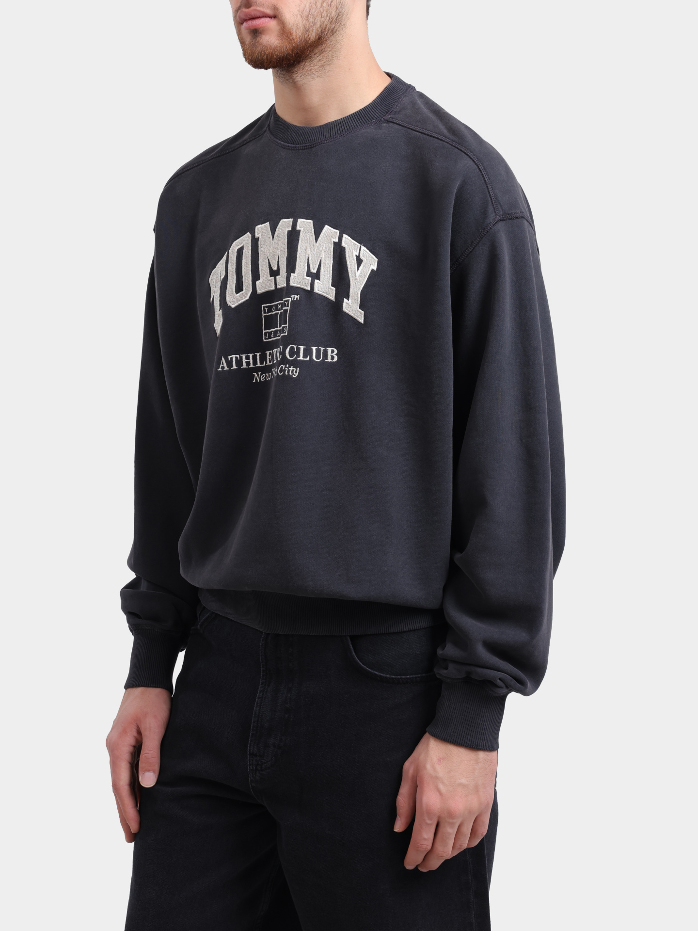 Свитшот Tommy Jeans DM0DM18635 BDS хлопковый мужской — купить в интернет-магазине Verdistore