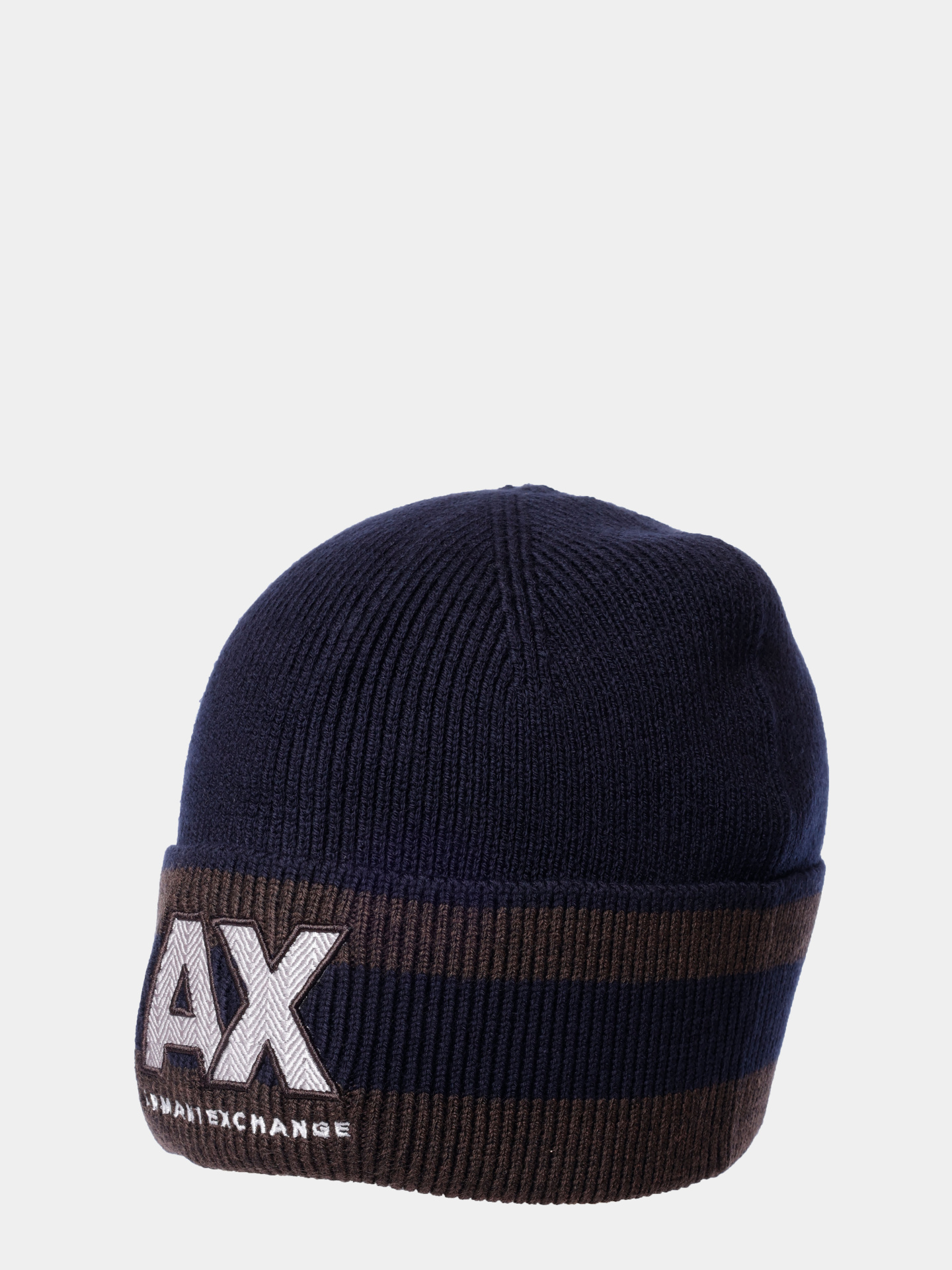 Шапка Armani Exchange XM001544 AF13776 MB044 темно-синяя мужская — купить в интернет-магазине Verdistore