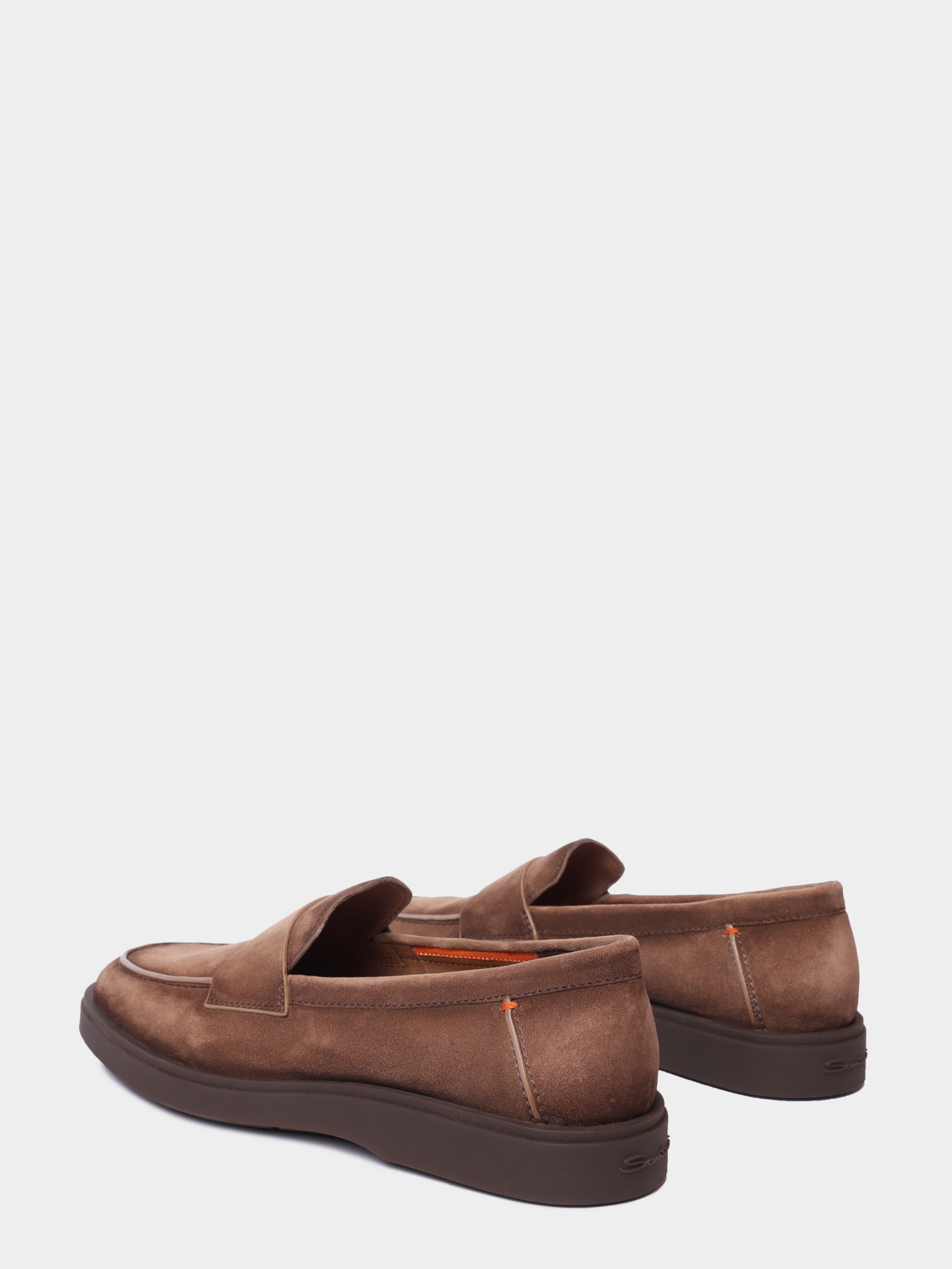 Лоферы Santoni MGDG19051DKTSEAAM21 замшевые мужские — купить в интернет-магазине Verdistore