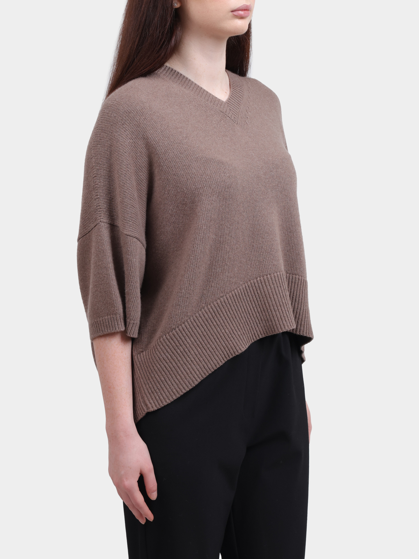 Свитер MARELLA GOLETTA 010 коричневый женский — купить в интернет-магазине Verdistore