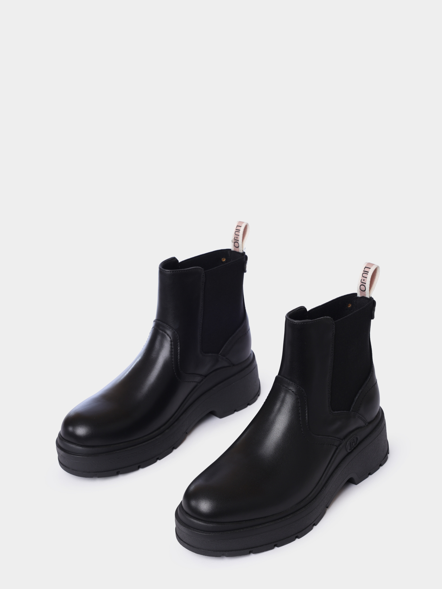 Ботинки Liu-Jo SF5093P010222222 черные женские из кожи — купить в интернет-магазине Verdistore