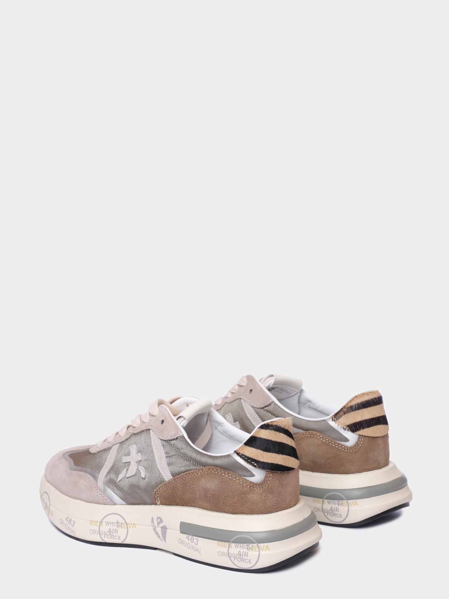 Кроссовки Premiata CASSIE VAR 7675 комбинированные женские — купить в интернет-магазине Verdistore