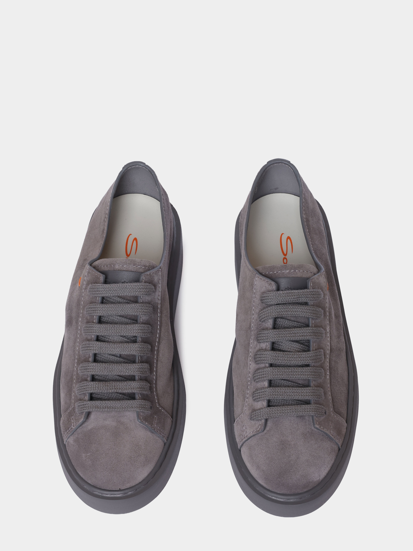 Кеды Santoni WBCG61322PELCTOYG60 замшевые женские — купить в интернет-магазине Verdistore