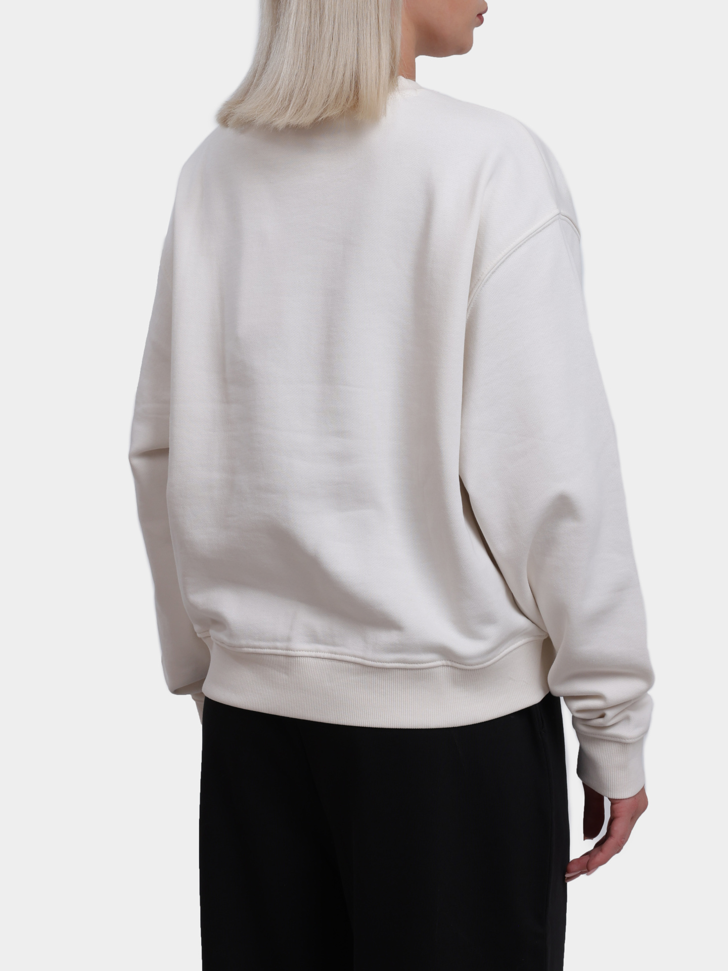 Свитшот Hugo 50541169 110 белый женский с логотипом — купить в интернет-магазине Verdistore