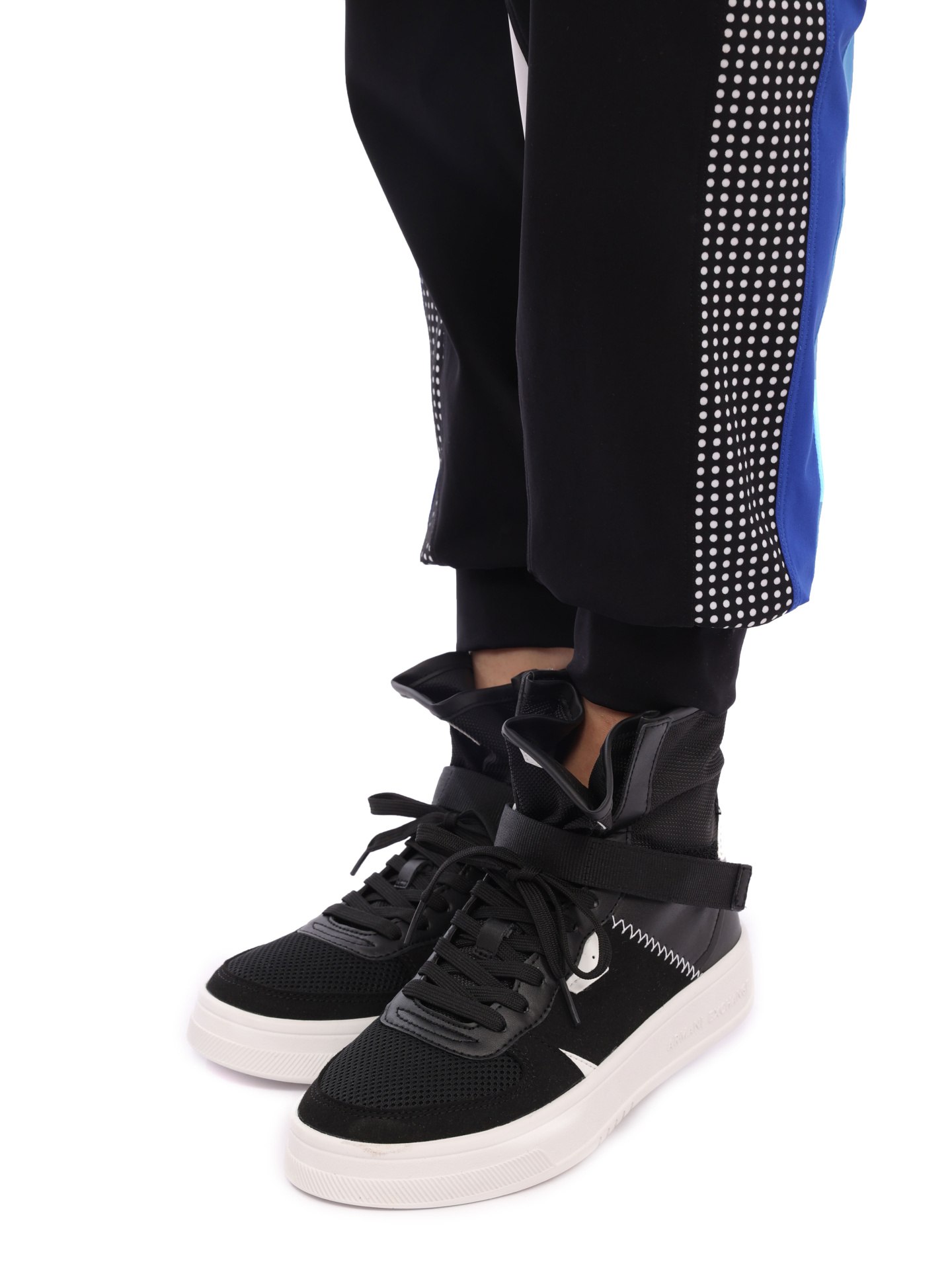 Кеды Armani Exchange XDZ031 XV729 S277 черные женские высокие — купить в интернет-магазине Verdistore