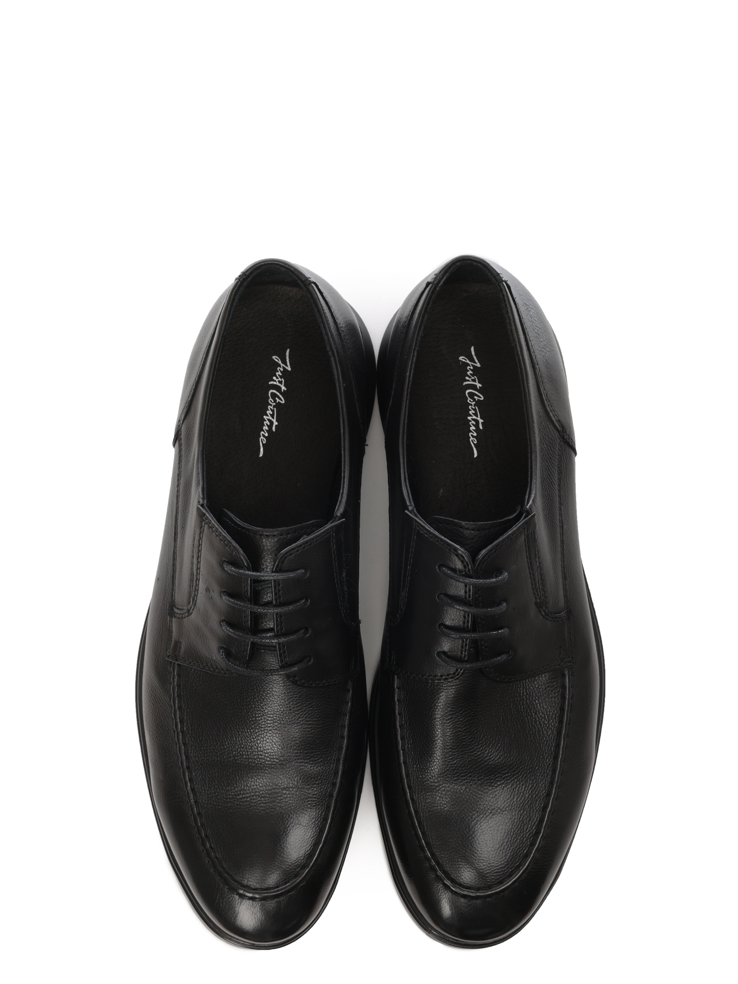 Дерби из черной мелкозернистой кожи — купить в интернет-магазине Verdistore